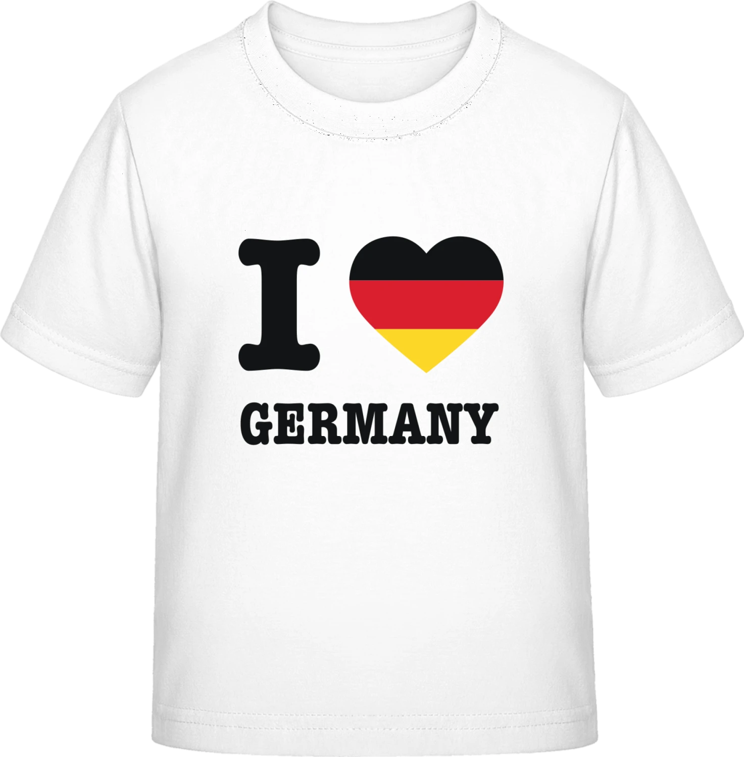 I Love Germany - White Exact 190 Kids - Front