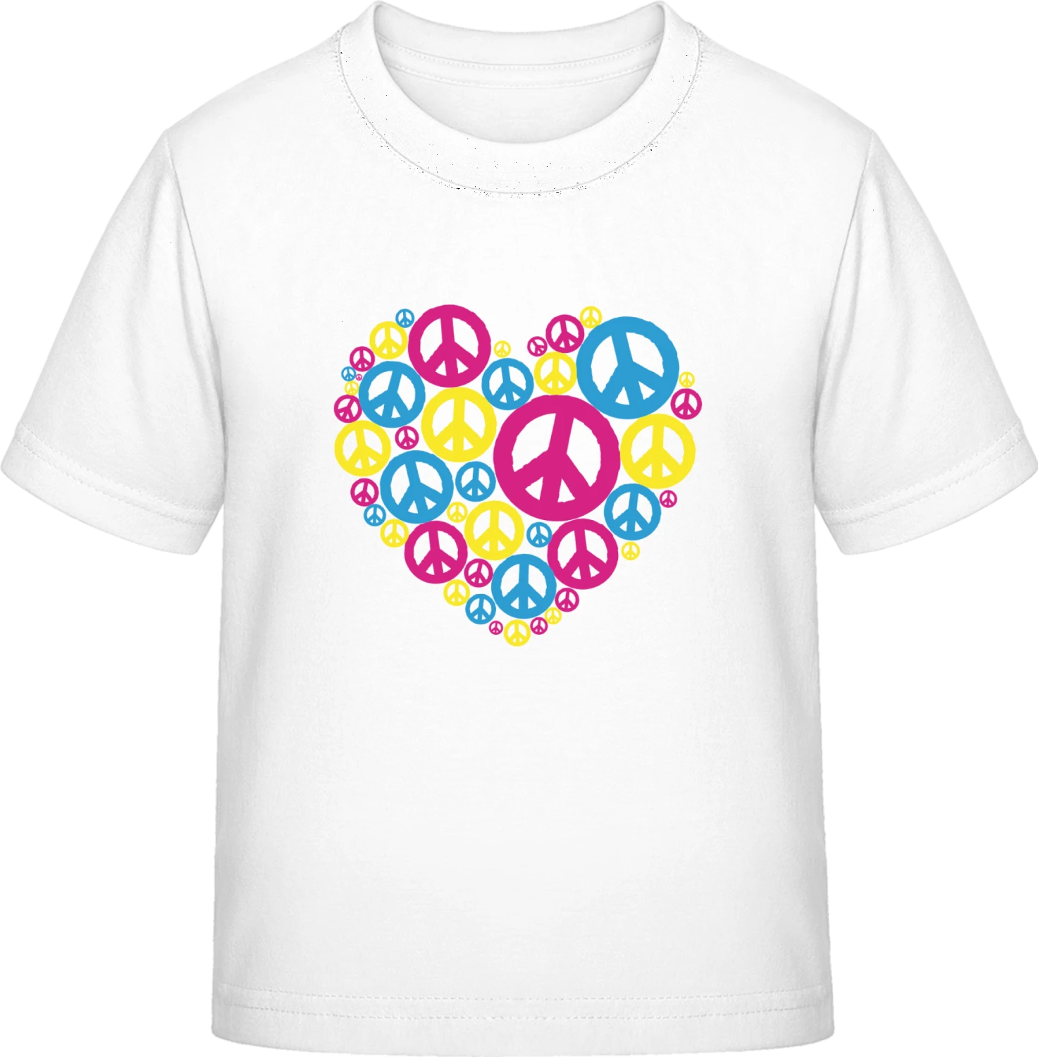 Love Peace - White Exact 190 Kids - Front