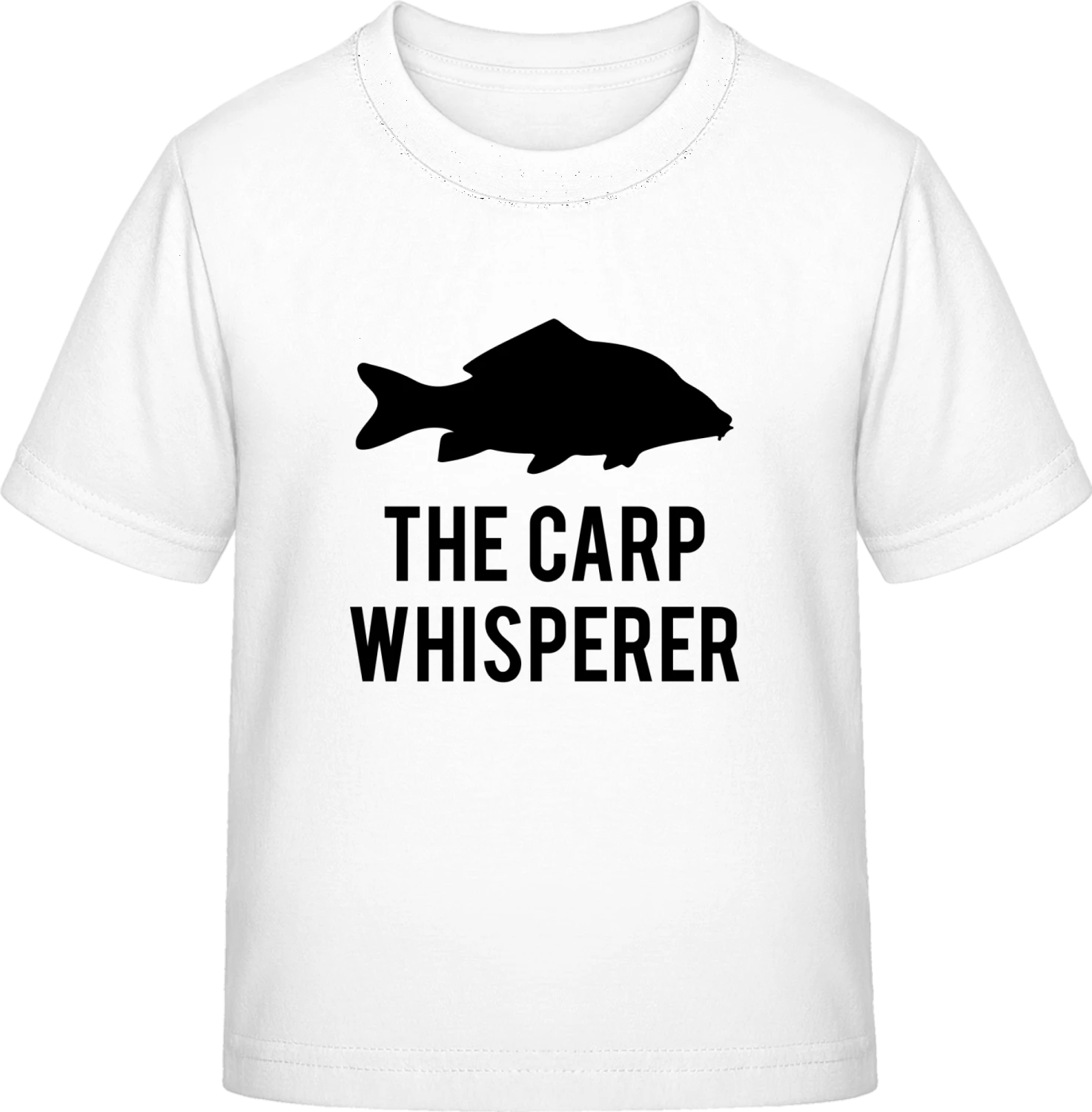 The Carp Whisperer - White Exact 190 Kids - Front