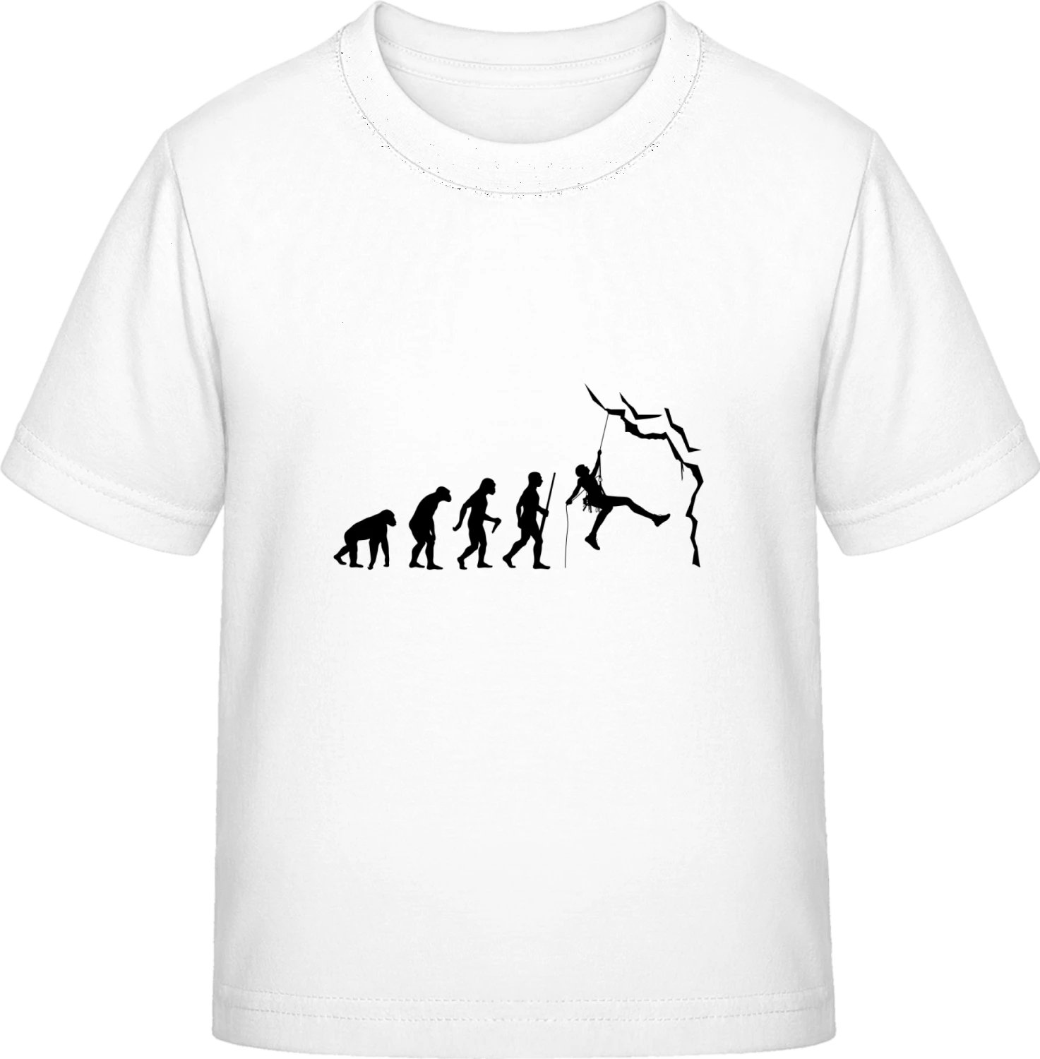 Climbing Evolution - White Exact 190 Kids - Front