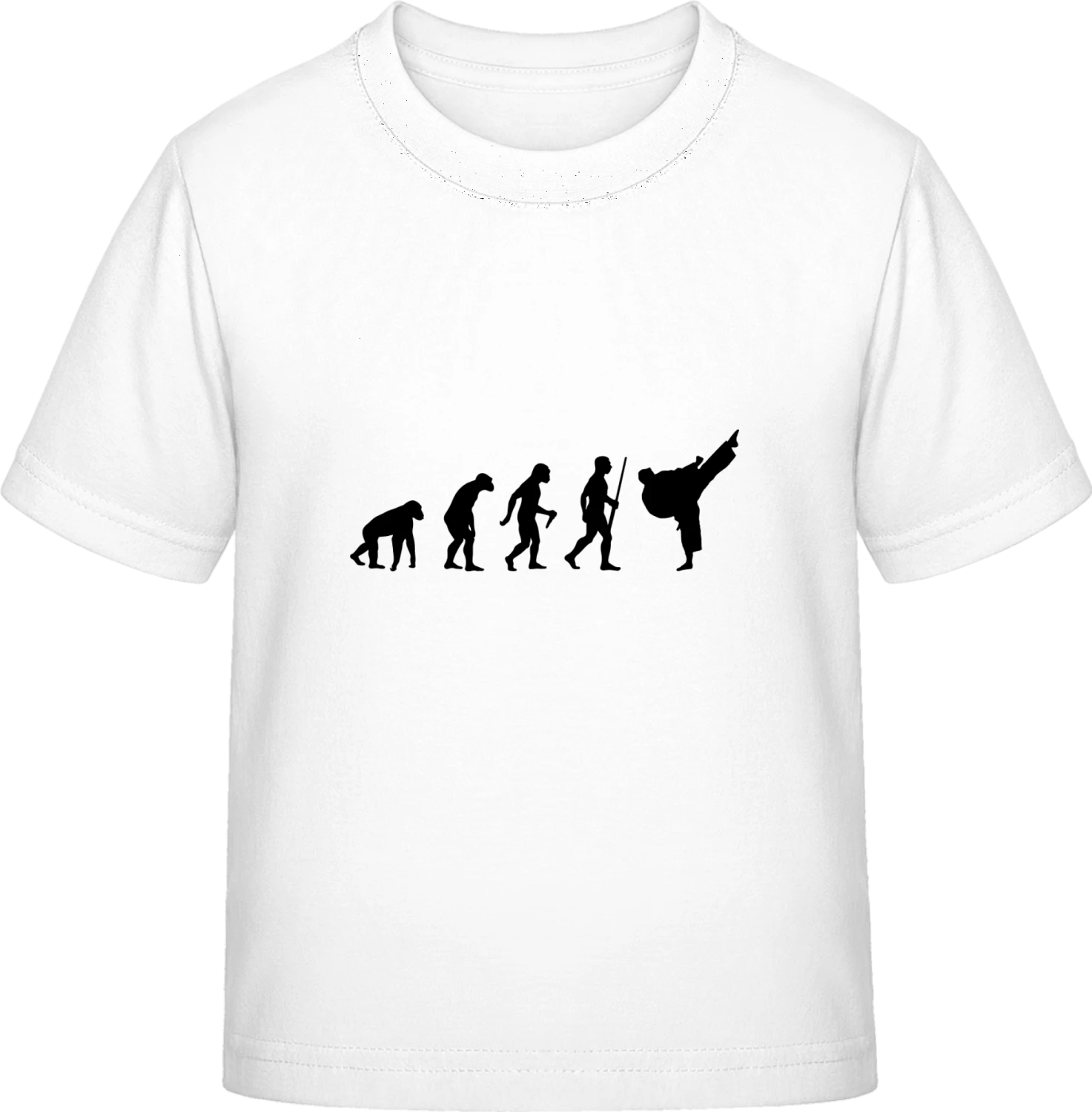 Taekwondo Evolution - White Exact 190 Kids - Front