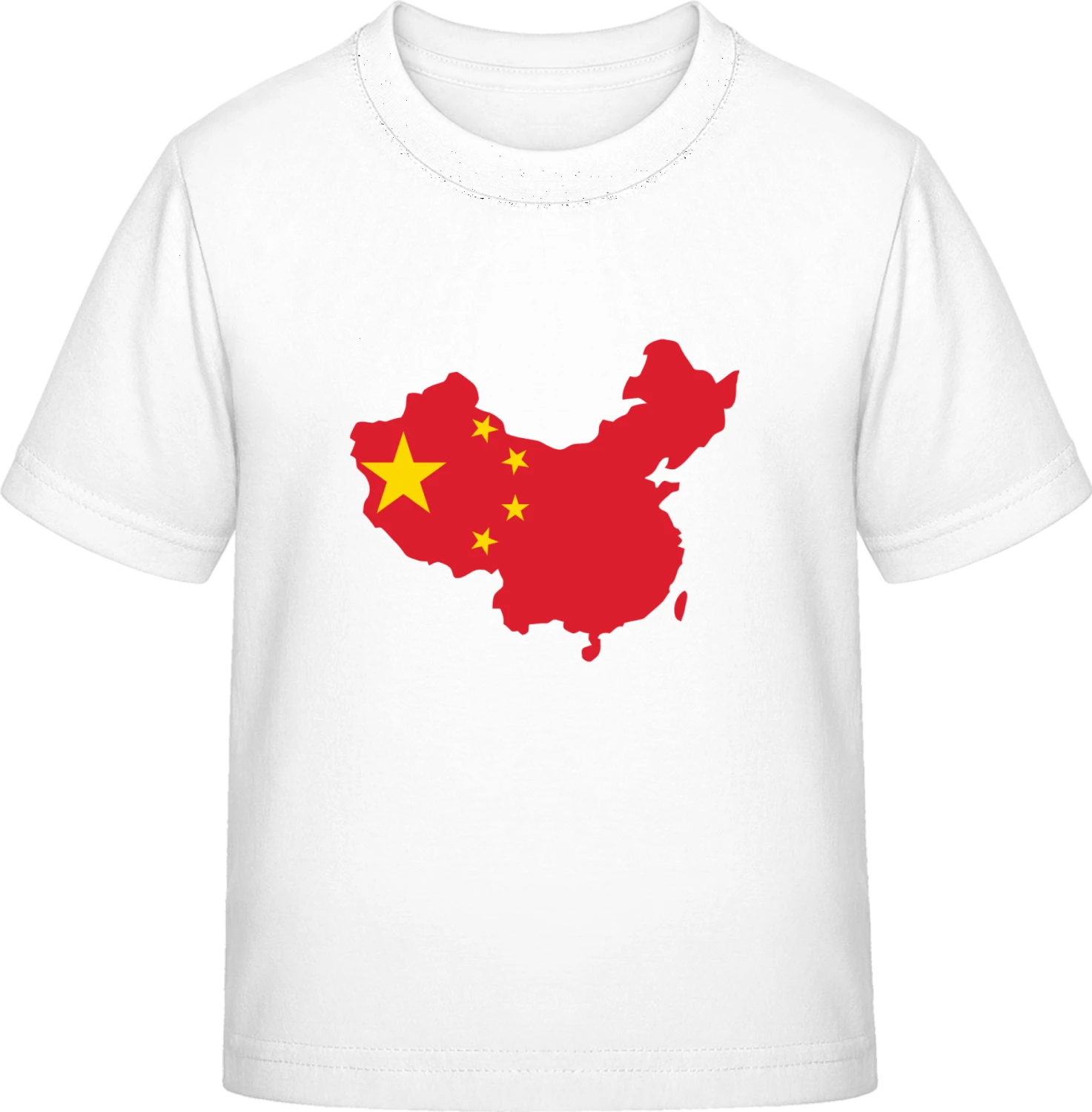 China Map - White Exact 190 Kids - Front