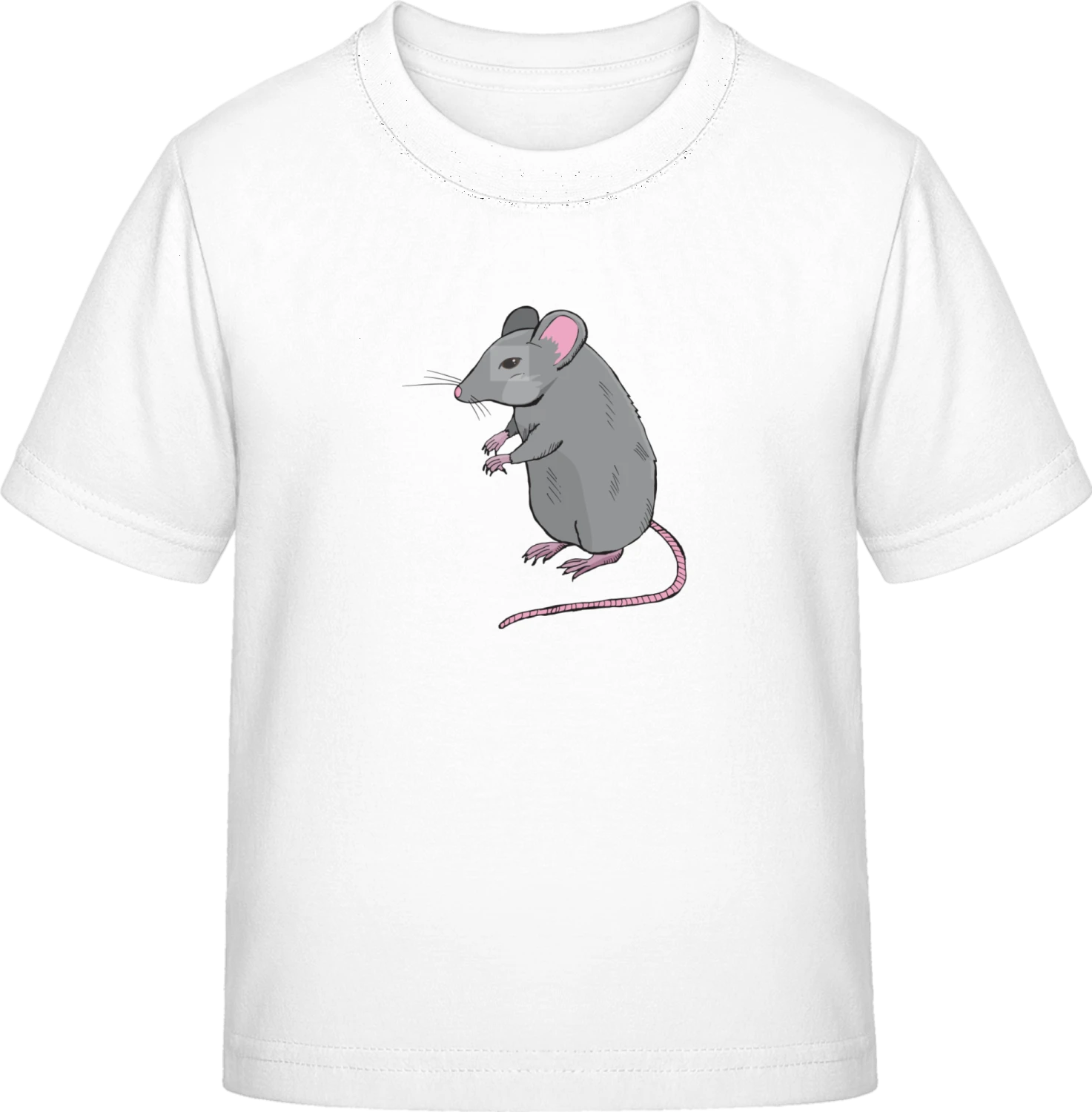 Mouse Realistic - White Exact 190 Kids - Front