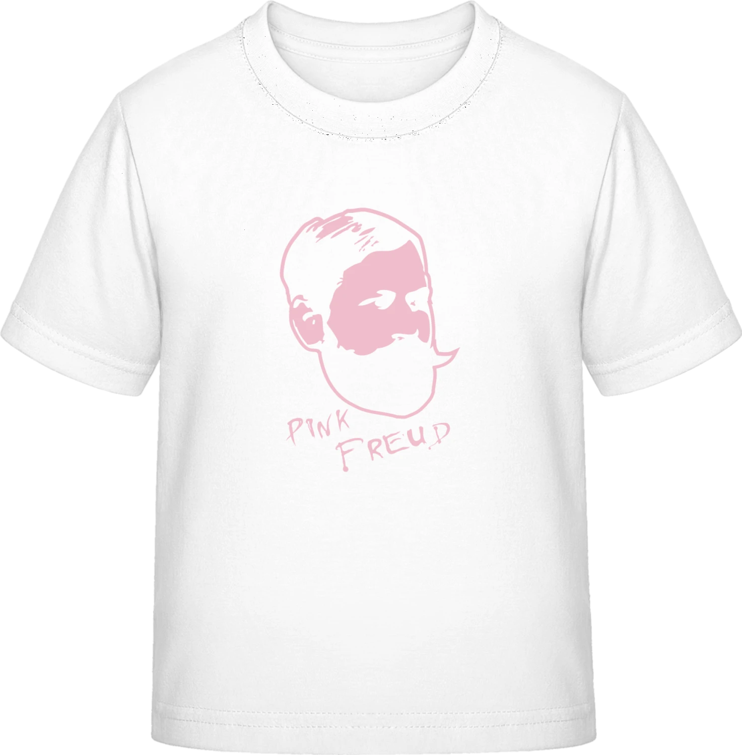 Pink Freud - White Exact 190 Kids - Front