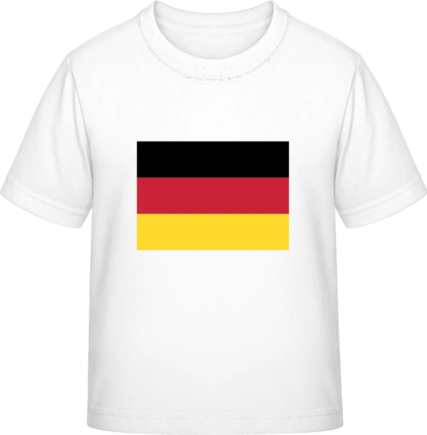 Germany Flag - White Exact 190 Kids - Front