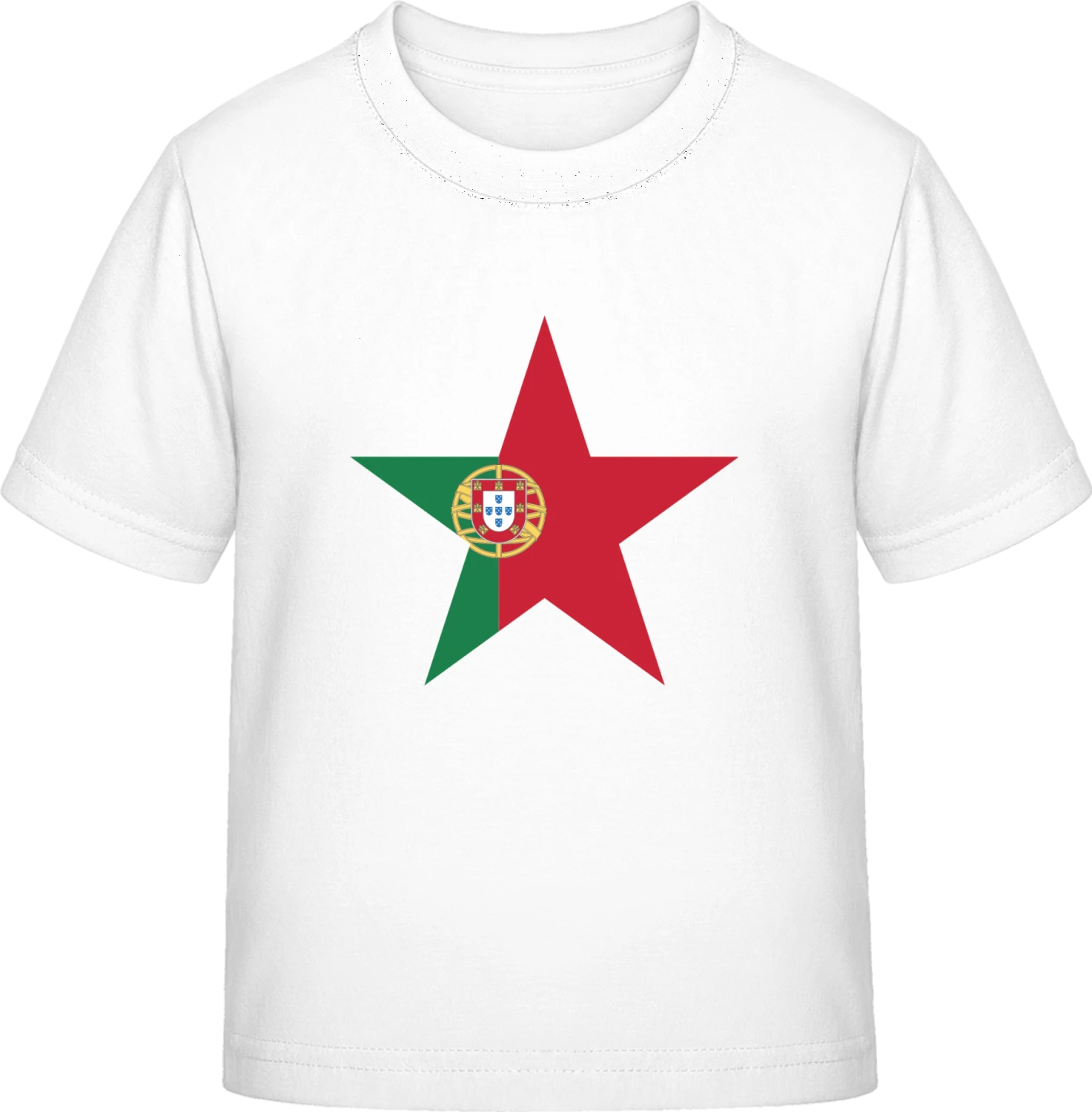 Portuguese Star - White Exact 190 Kids - Front