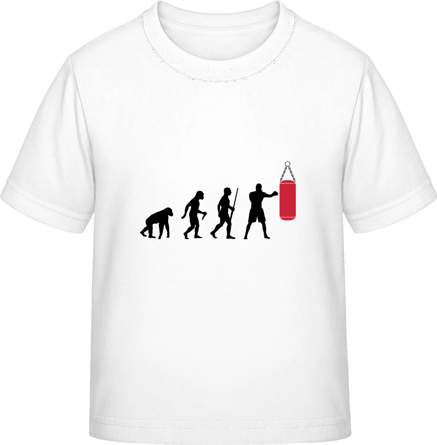 Evolution of Boxing - White Exact 190 Kids - Front