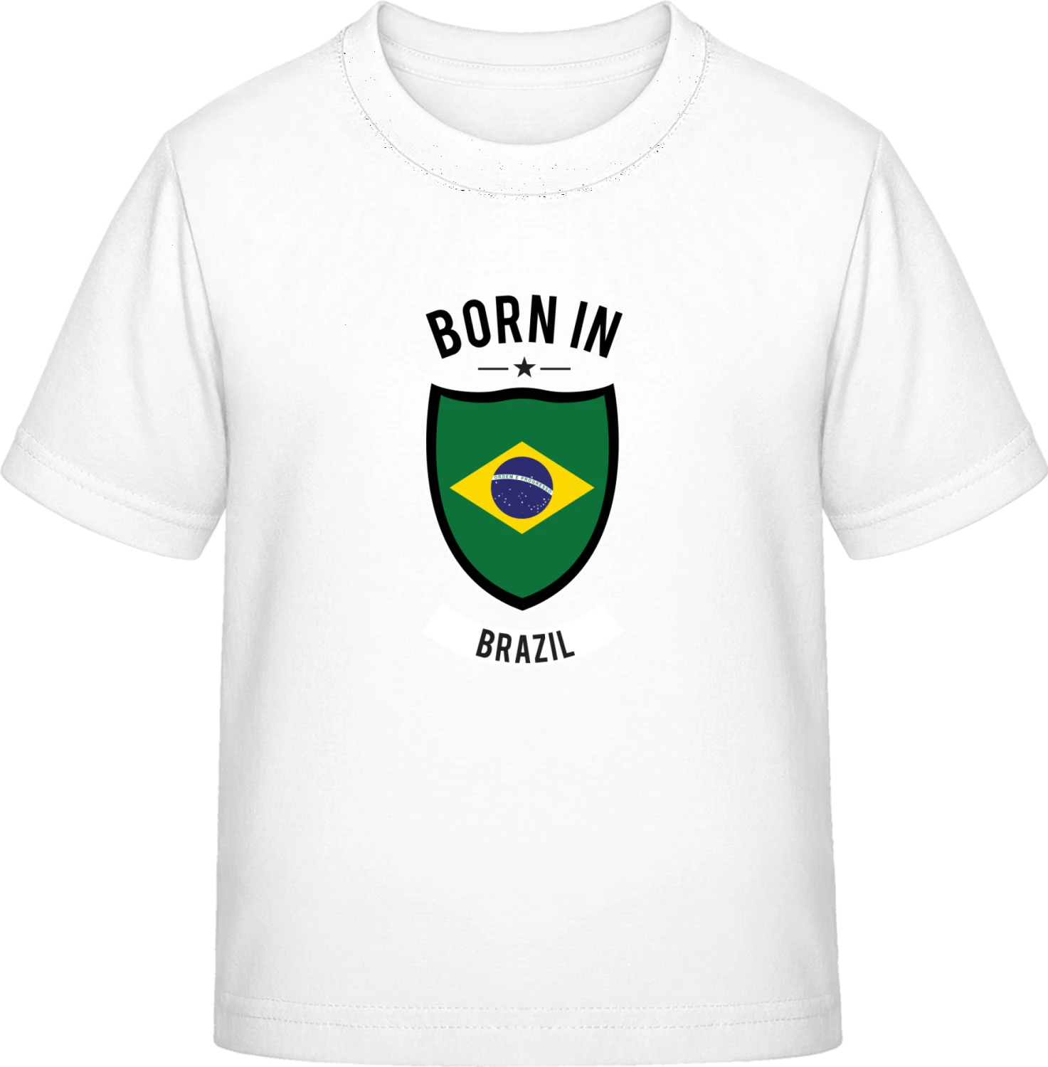 Born in Brazil - White Exact 190 Kids - Front