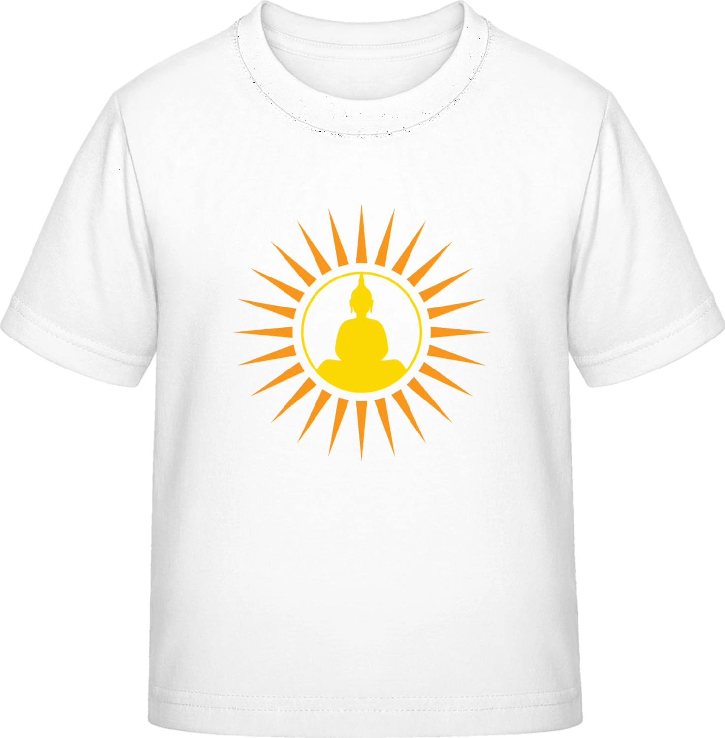 Buddha Meditation - White Exact 190 Kids - Front