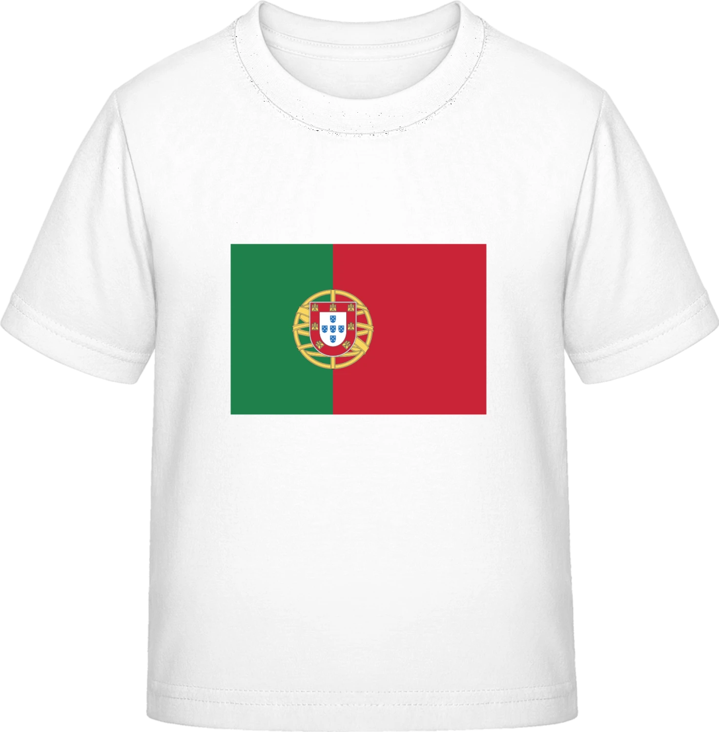 Flag of Portugal - White Exact 190 Kids - Front