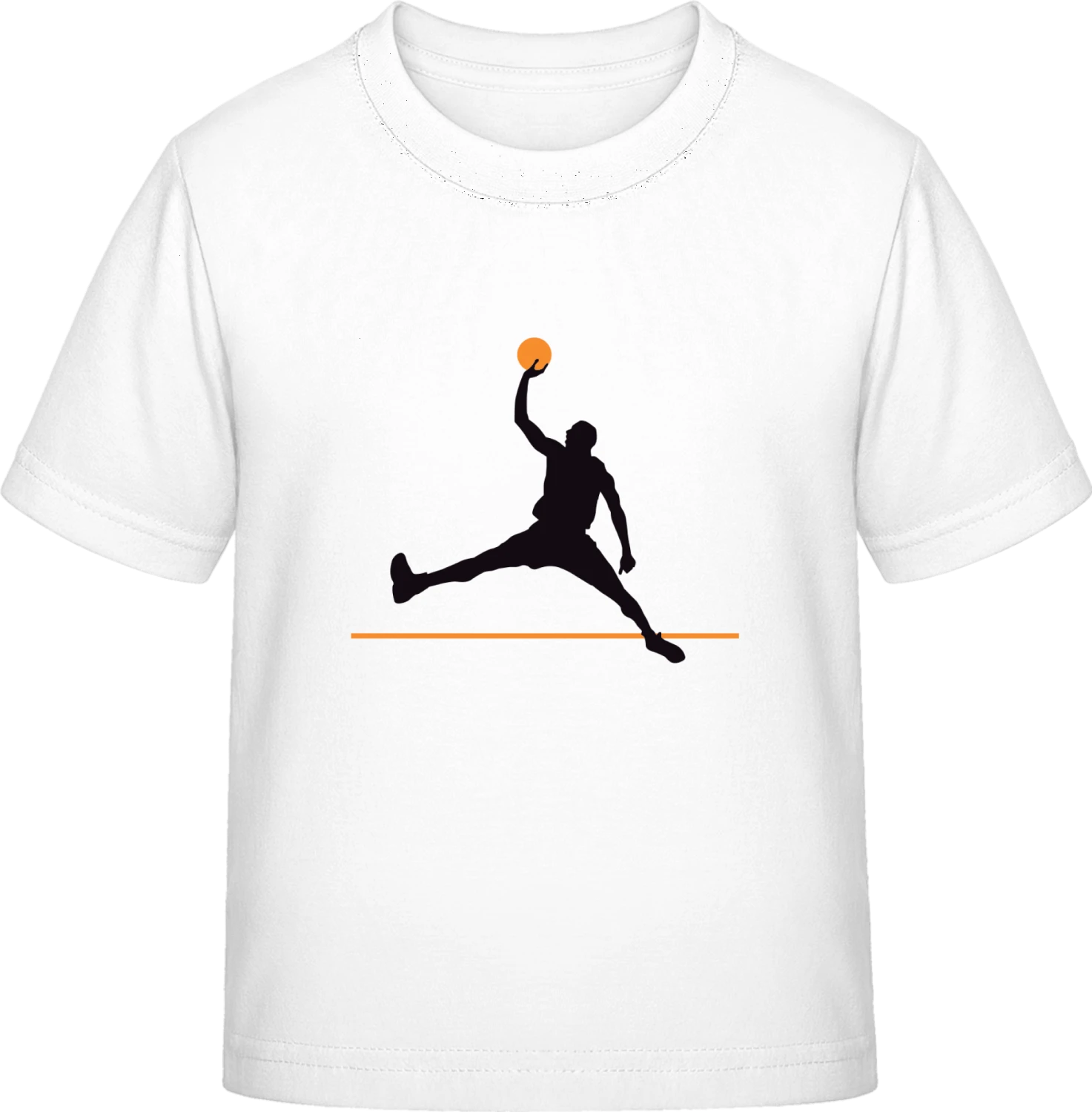 Basketball Player - White Exact 190 Kids - Front