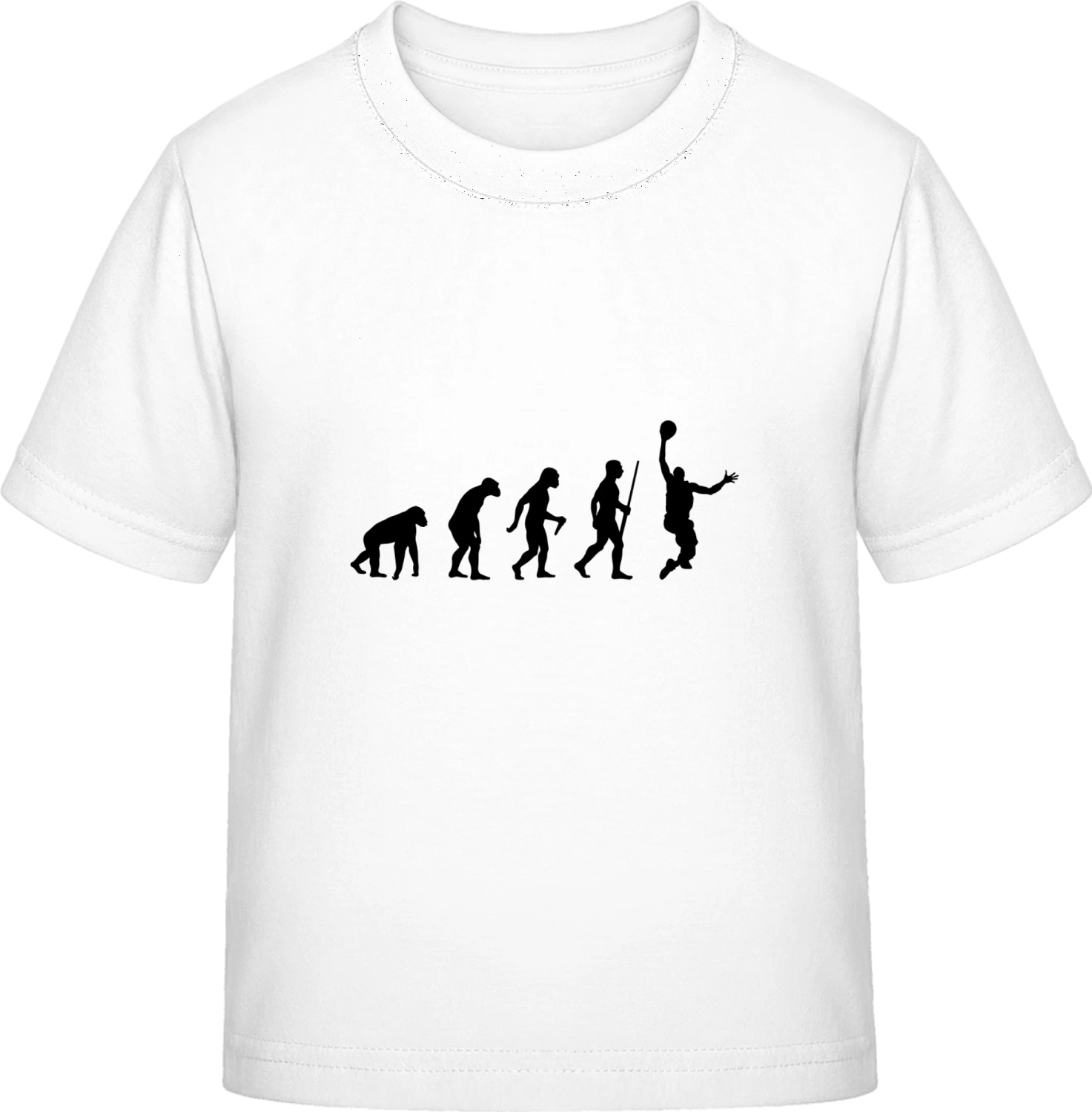 Basketball Evolution - White Exact 190 Kids - Front