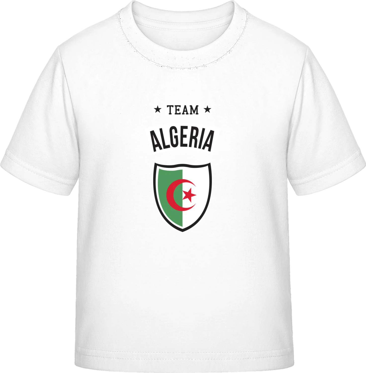 Team Algeria - White Exact 190 Kids - Front