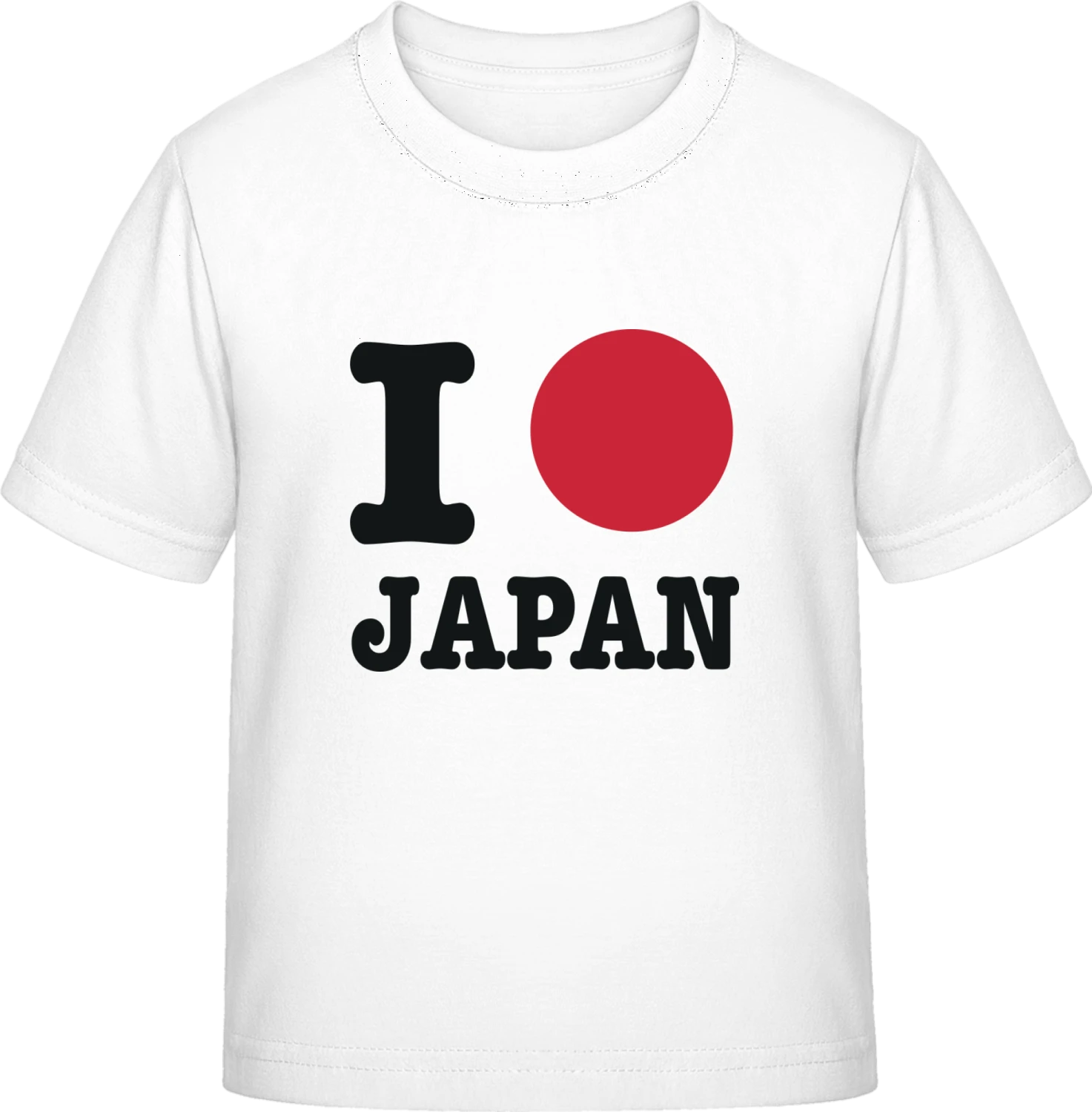 I Love Japan - White Exact 190 Kids - Front