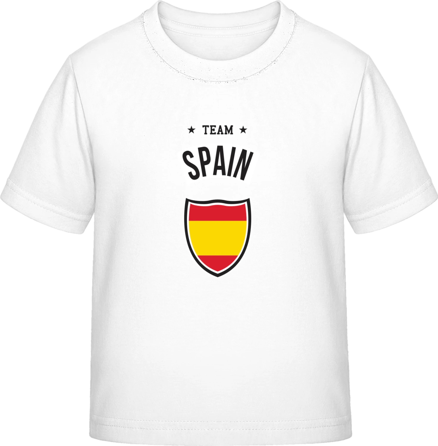 Team Spain - White Exact 190 Kids - Front