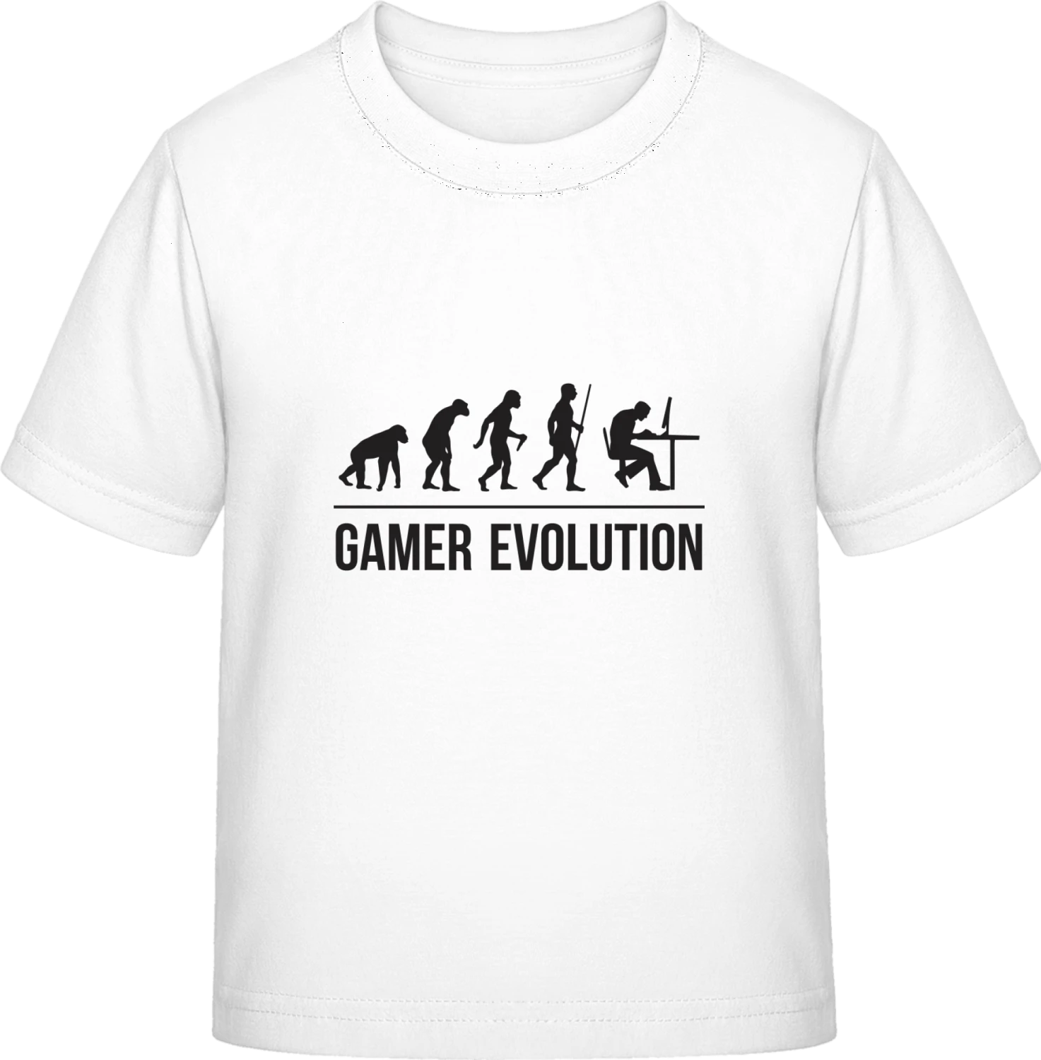 Gamer Evolution - White Exact 190 Kids - Front