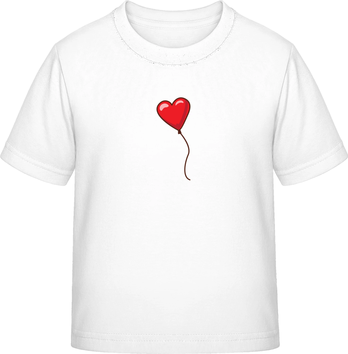 Heart Balloon - White Exact 190 Kids - Front