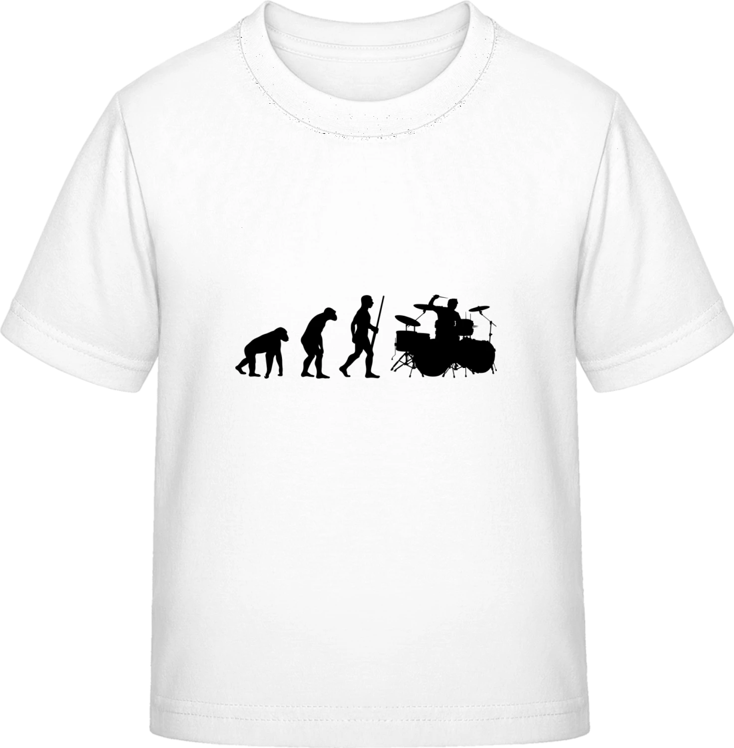 Drummer Evolution - White Exact 190 Kids - Front