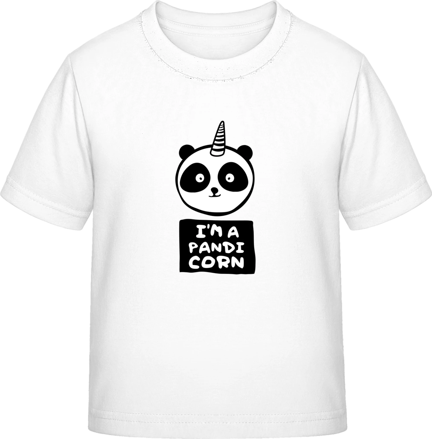 I´m A Pandicorn - White Exact 190 Kids - Front