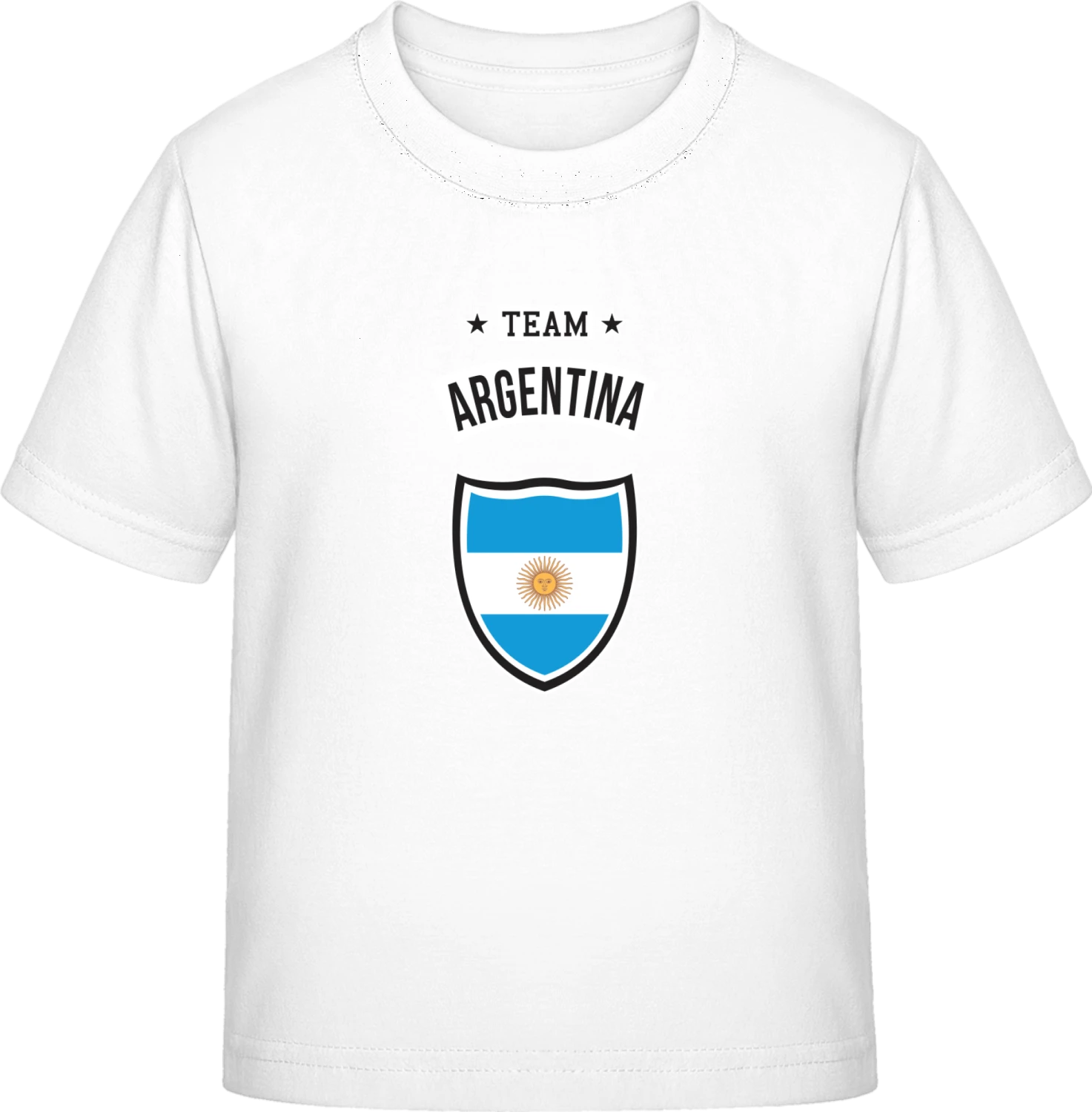 Team Argentina - White Exact 190 Kids - Front