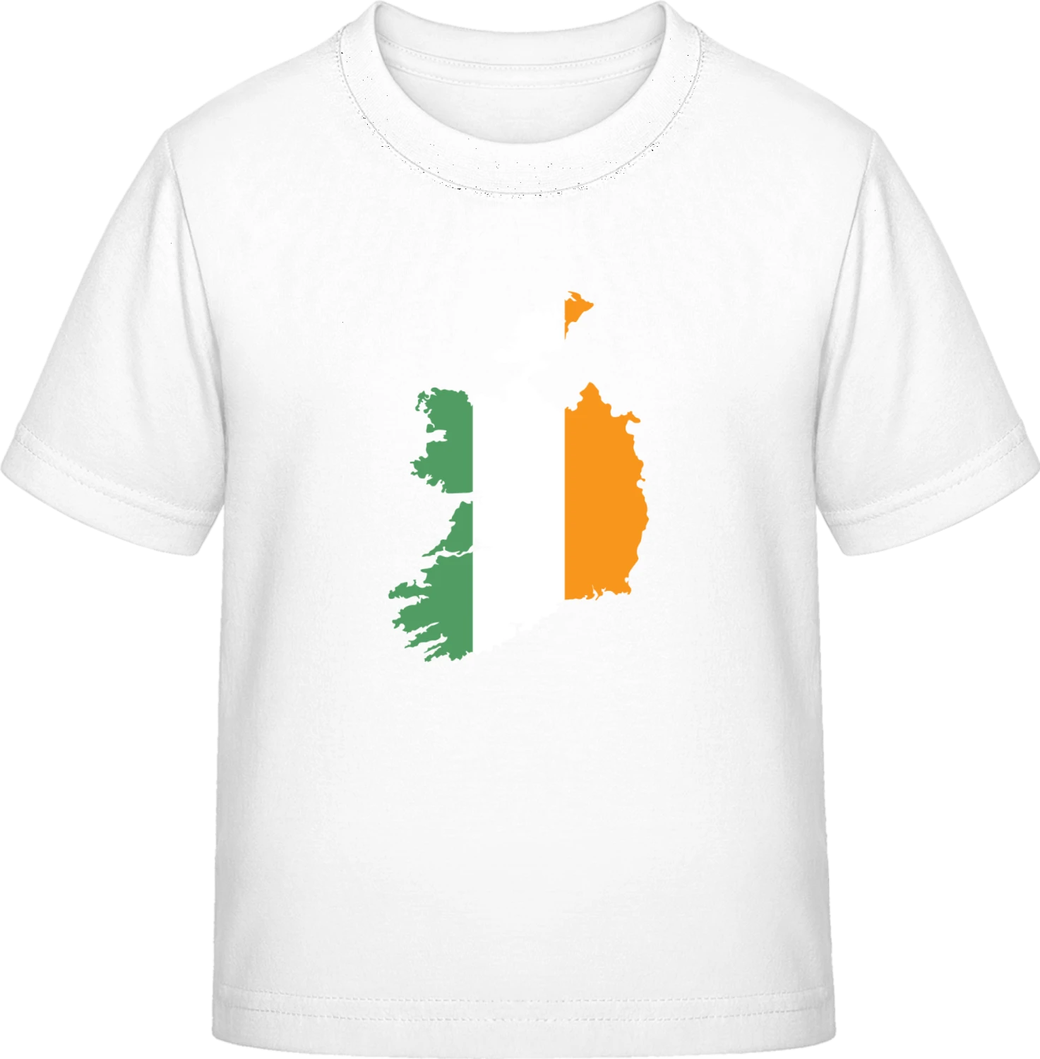 Ireland Map - White Exact 190 Kids - Front