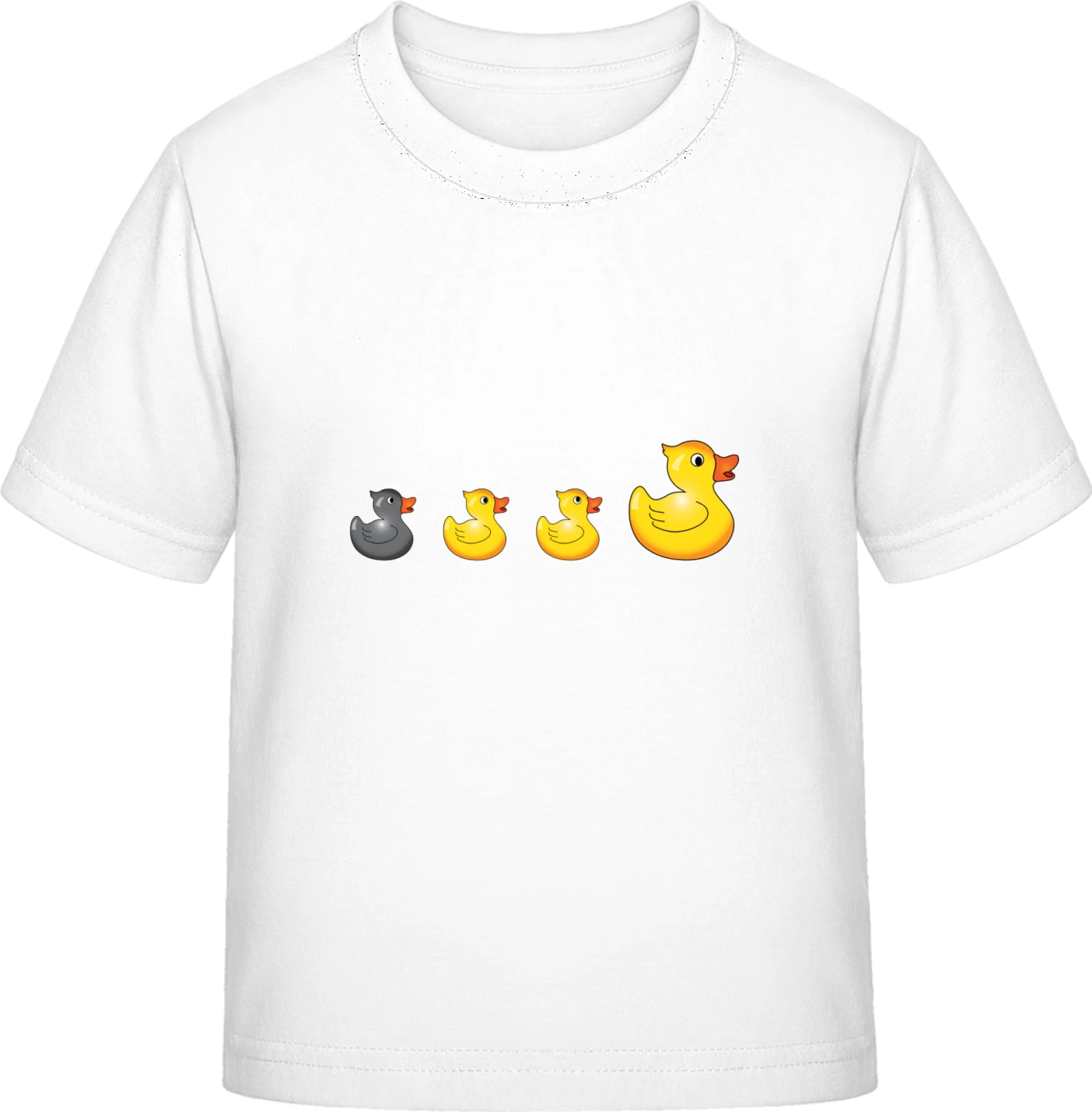 Black Duck Be Different - White Exact 190 Kids - Front