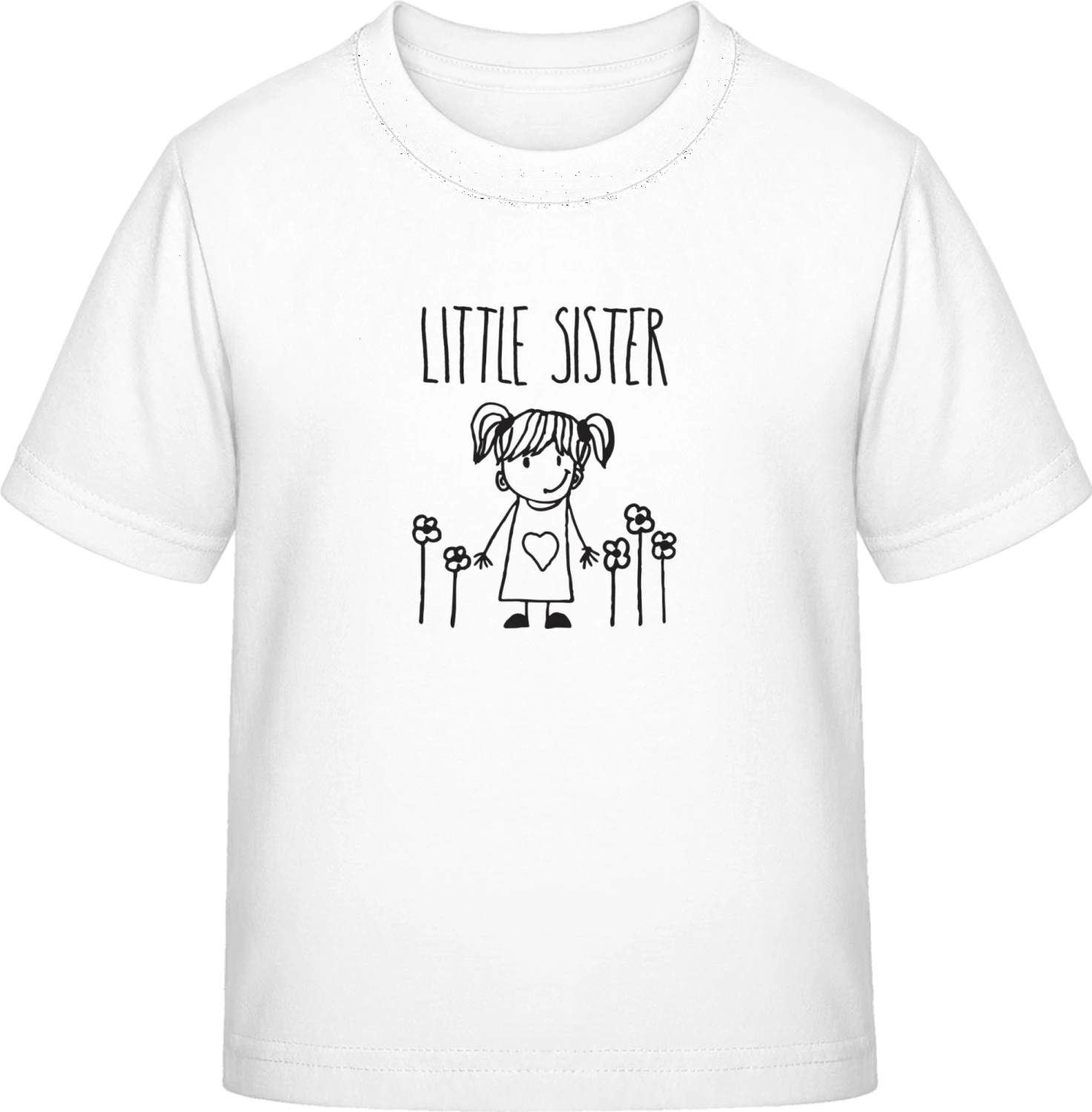 Little Sister Comic - White Exact 190 Kids - Front