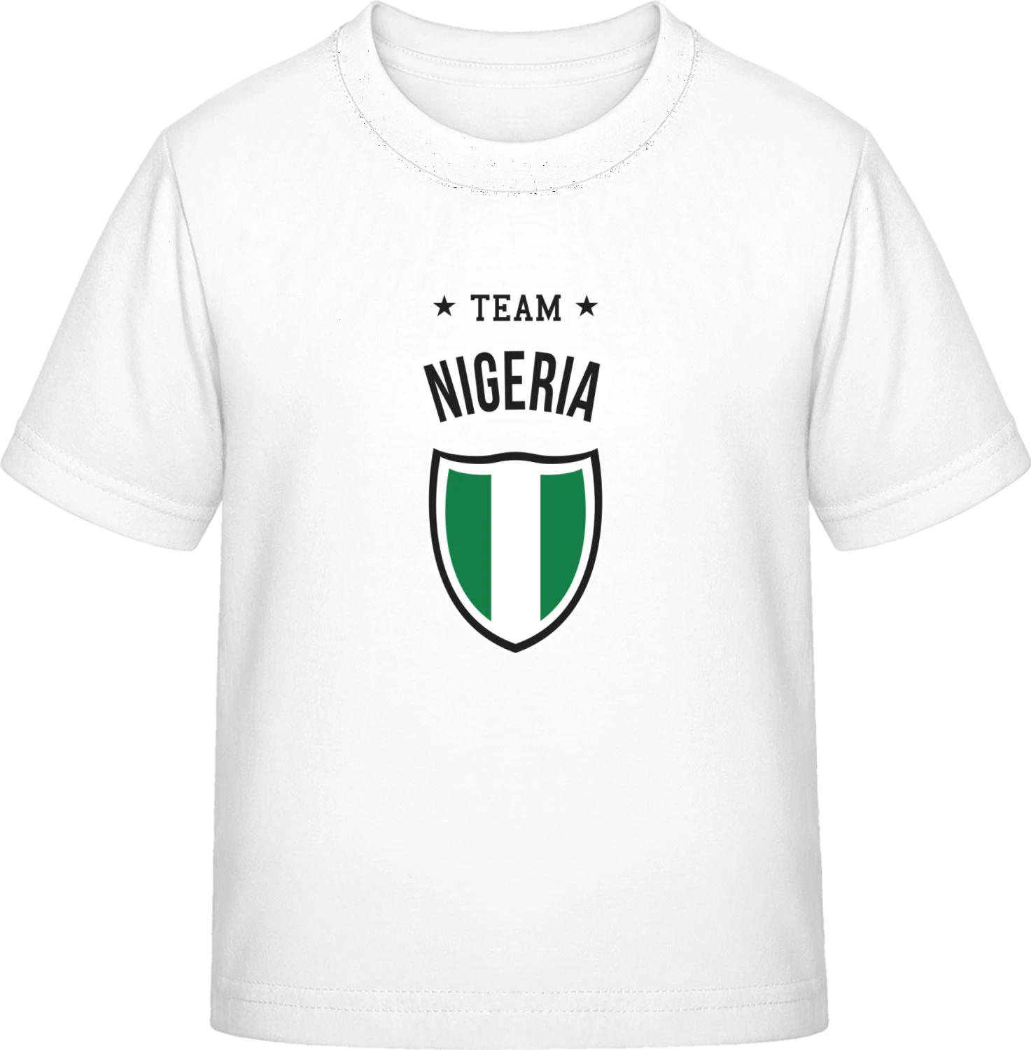 Team Nigeria - White Exact 190 Kids - Front