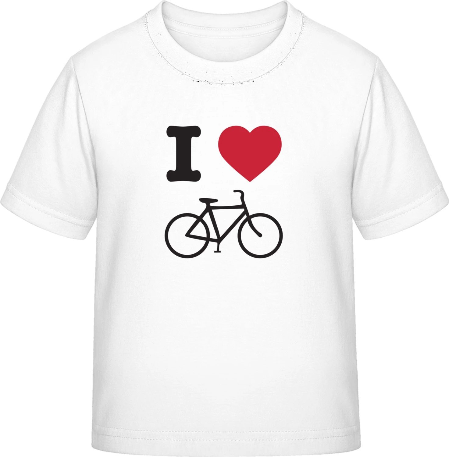 I Love Bicycle - White Exact 190 Kids - Front