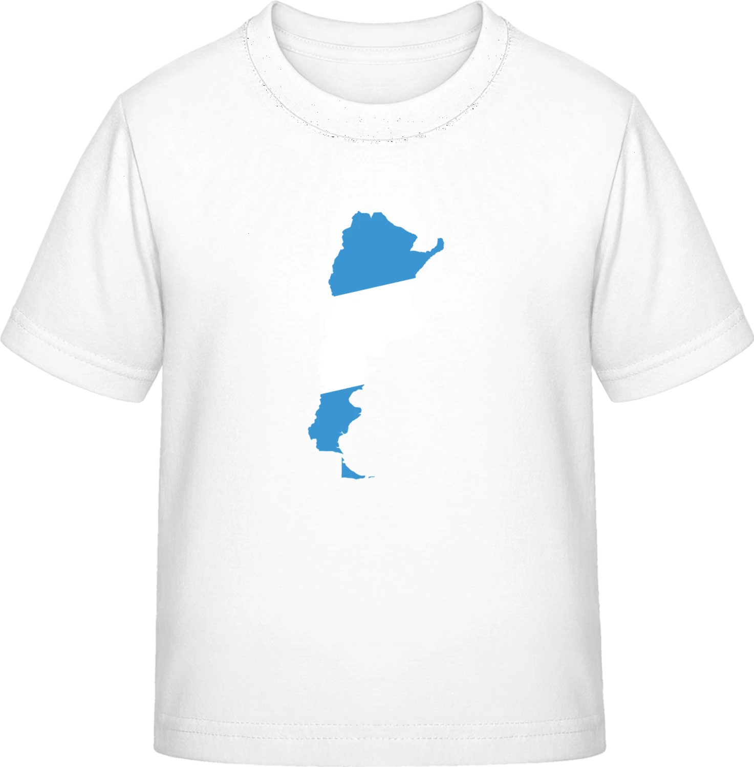 Argentina Flag - White Exact 190 Kids - Front