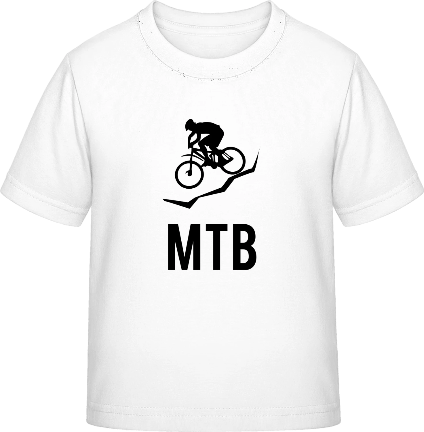 MTB Mountain Bike - White Exact 190 Kids - Front