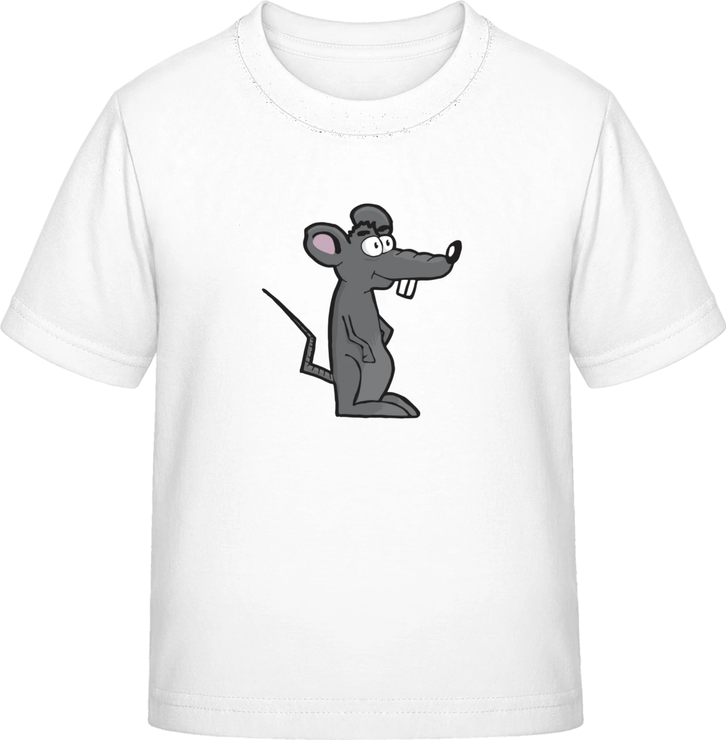 Rat Illustration - White Exact 190 Kids - Front