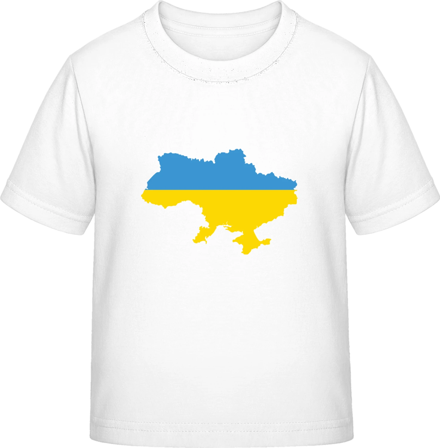 Ukraine Map - White Exact 190 Kids - Front