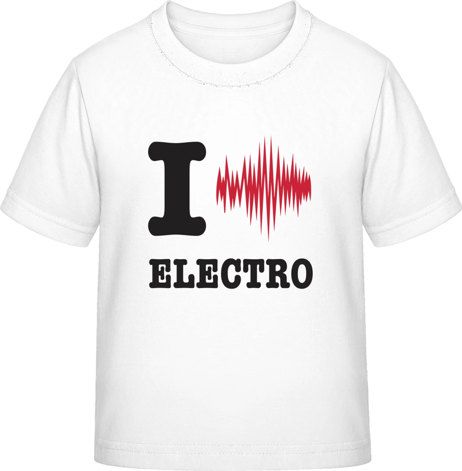 I Love Electro - White Exact 190 Kids - Front