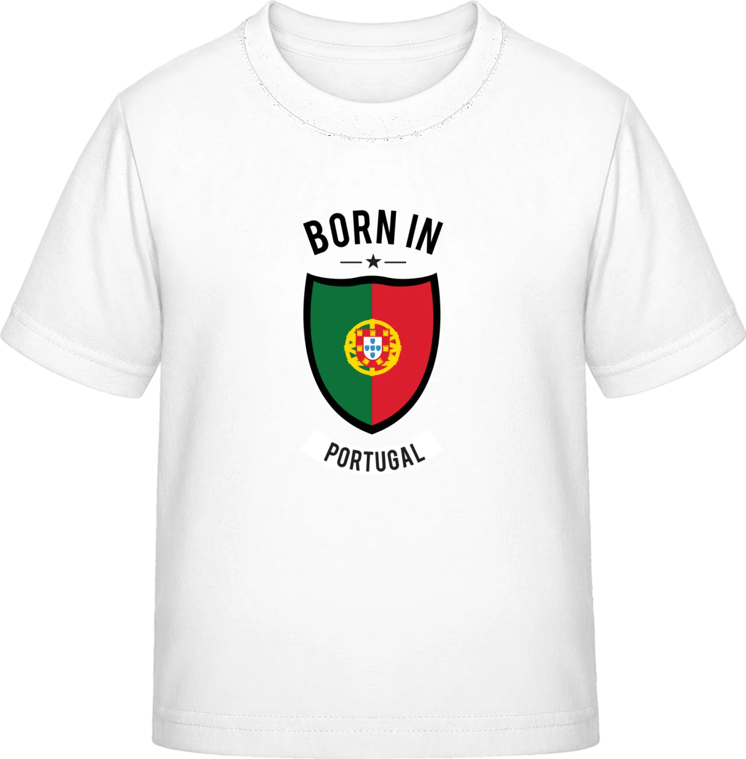 Born in Portugal - White Exact 190 Kids - Front