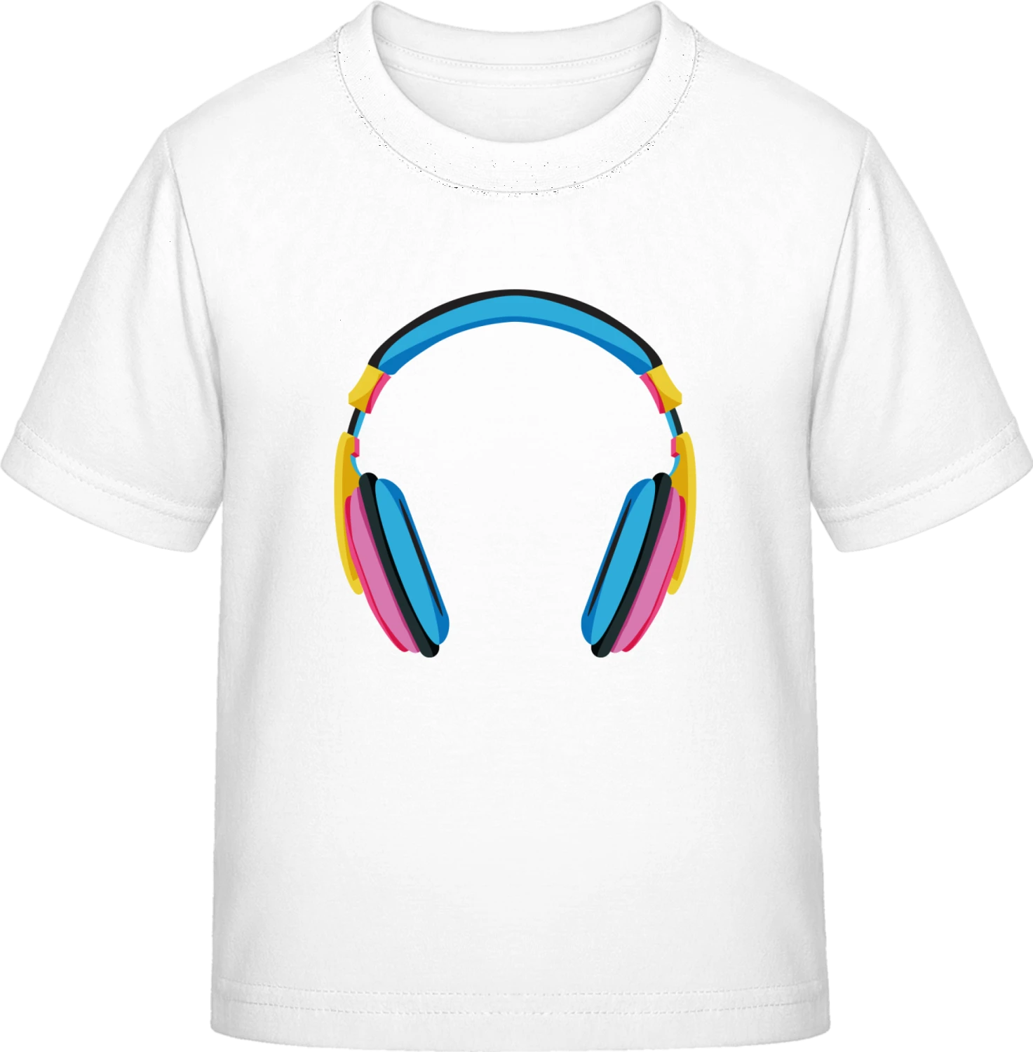 Funky Headphone - White Exact 190 Kids - Front