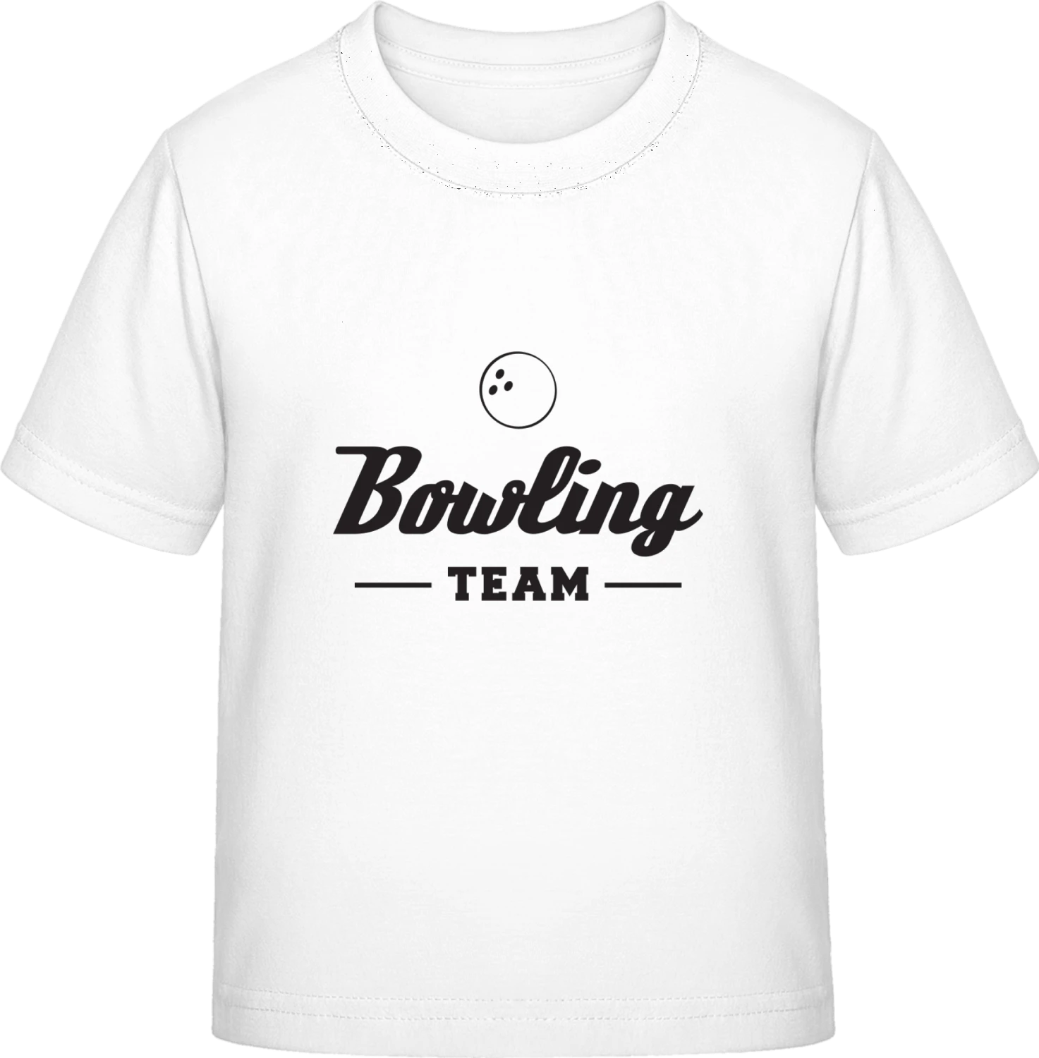 Bowling Team - White Exact 190 Kids - Front