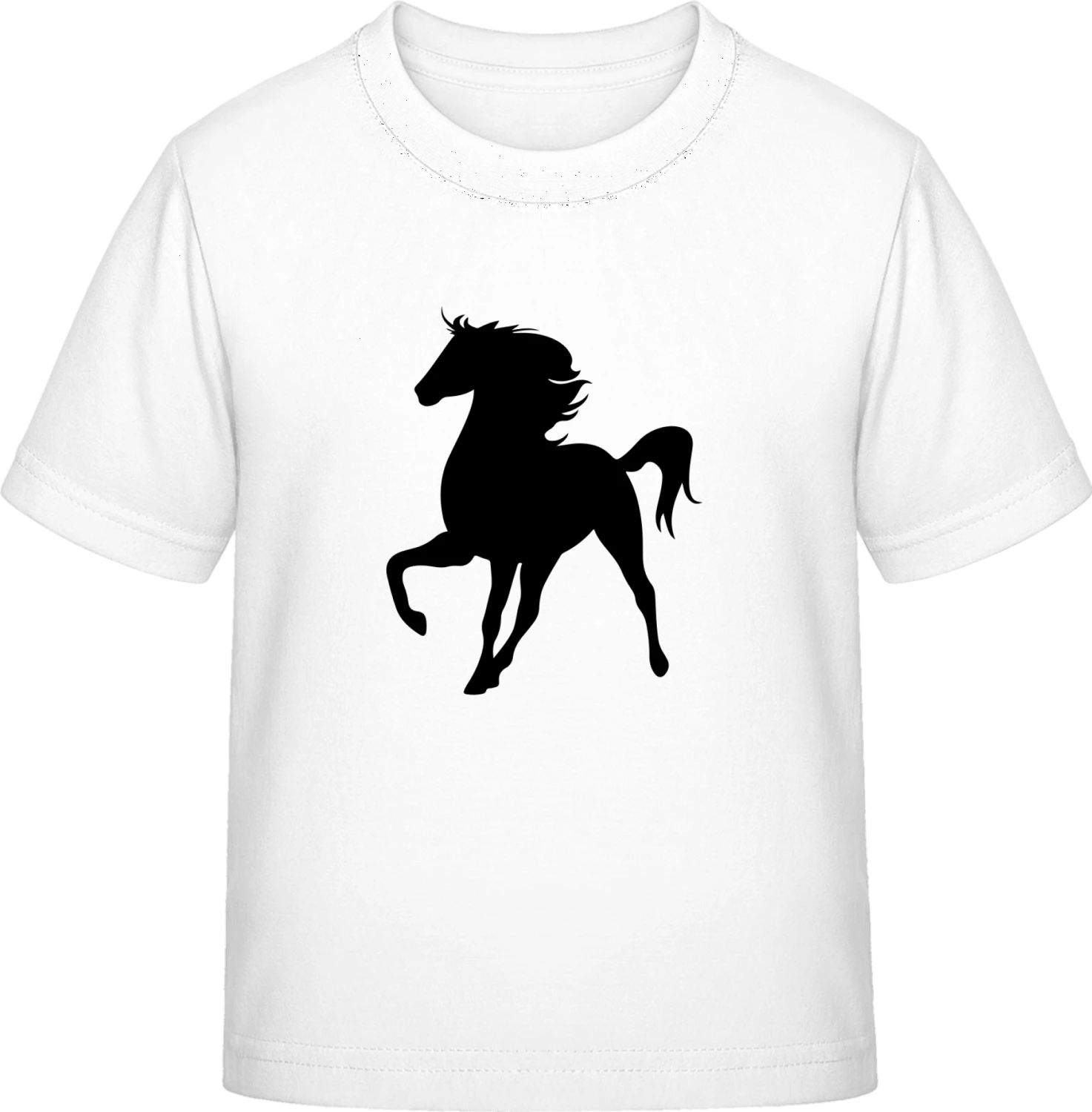 Horse Stallion - White Exact 190 Kids - Front