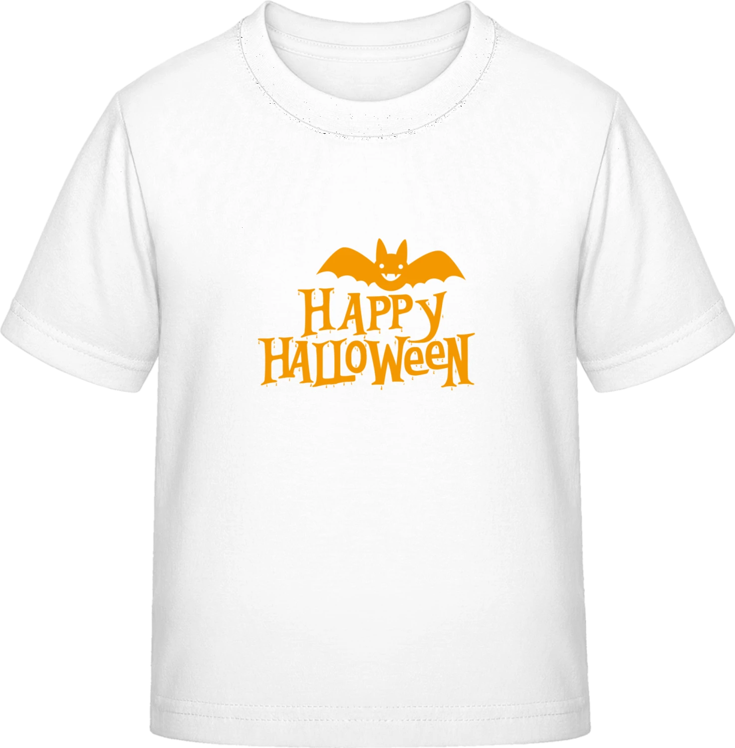 Happy Halloween - White Exact 190 Kids - Front