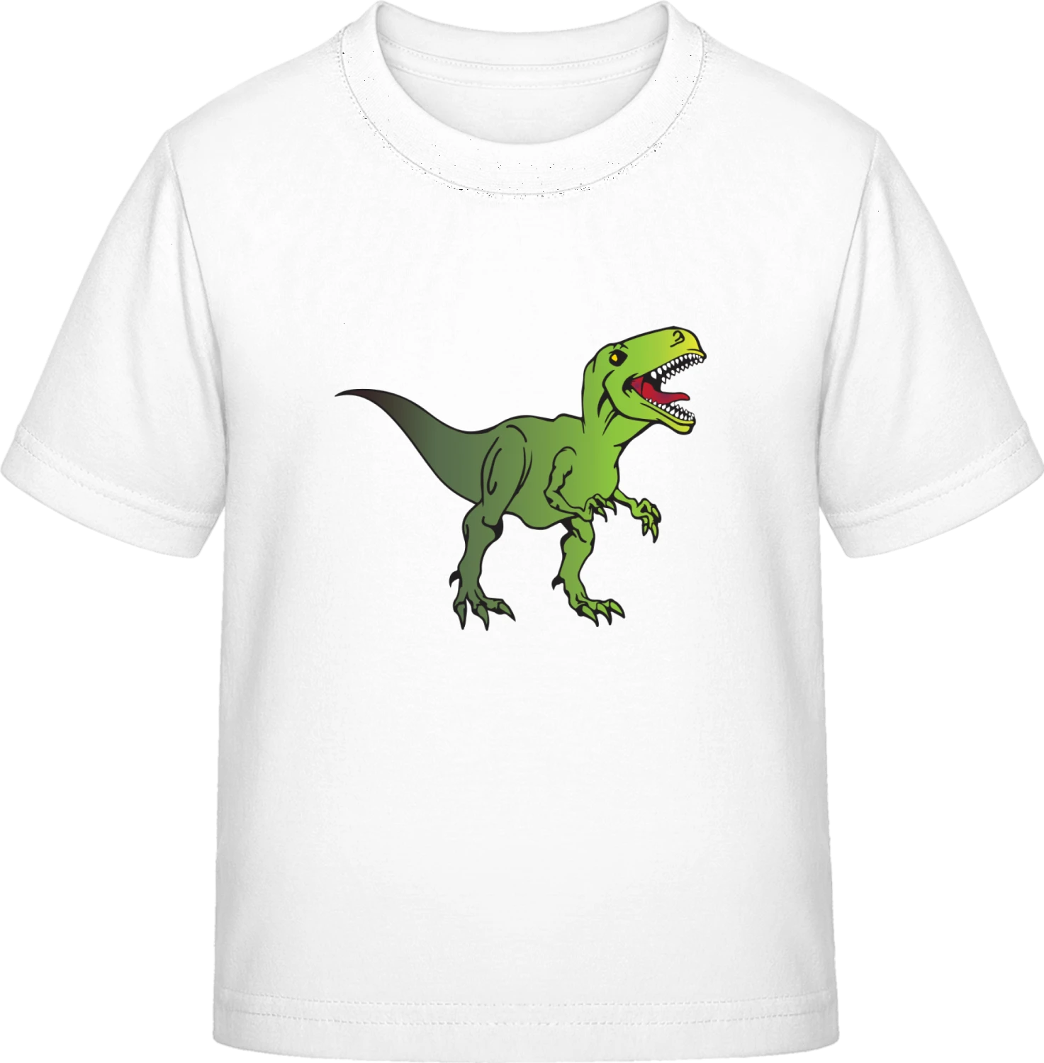 T Rex Dinosaur - White Exact 190 Kids - Front