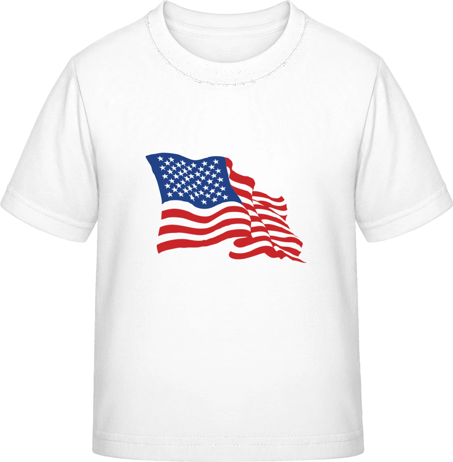 Stars And Stripes - White Exact 190 Kids - Front