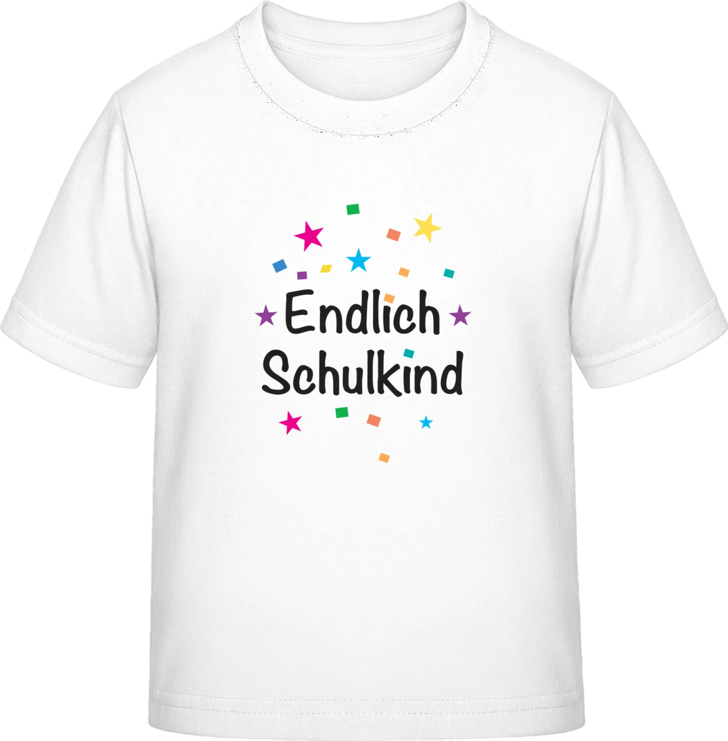 Endlich Schulkind - White Exact 190 Kids - Front