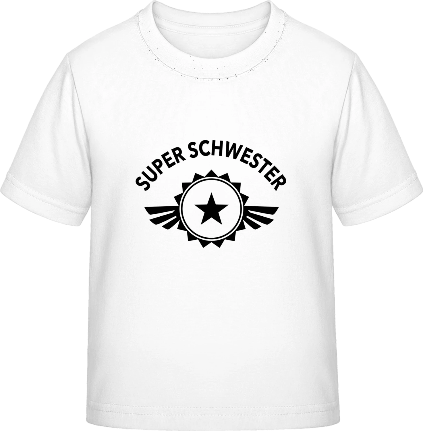 Super Schwester - White Exact 190 Kids - Front