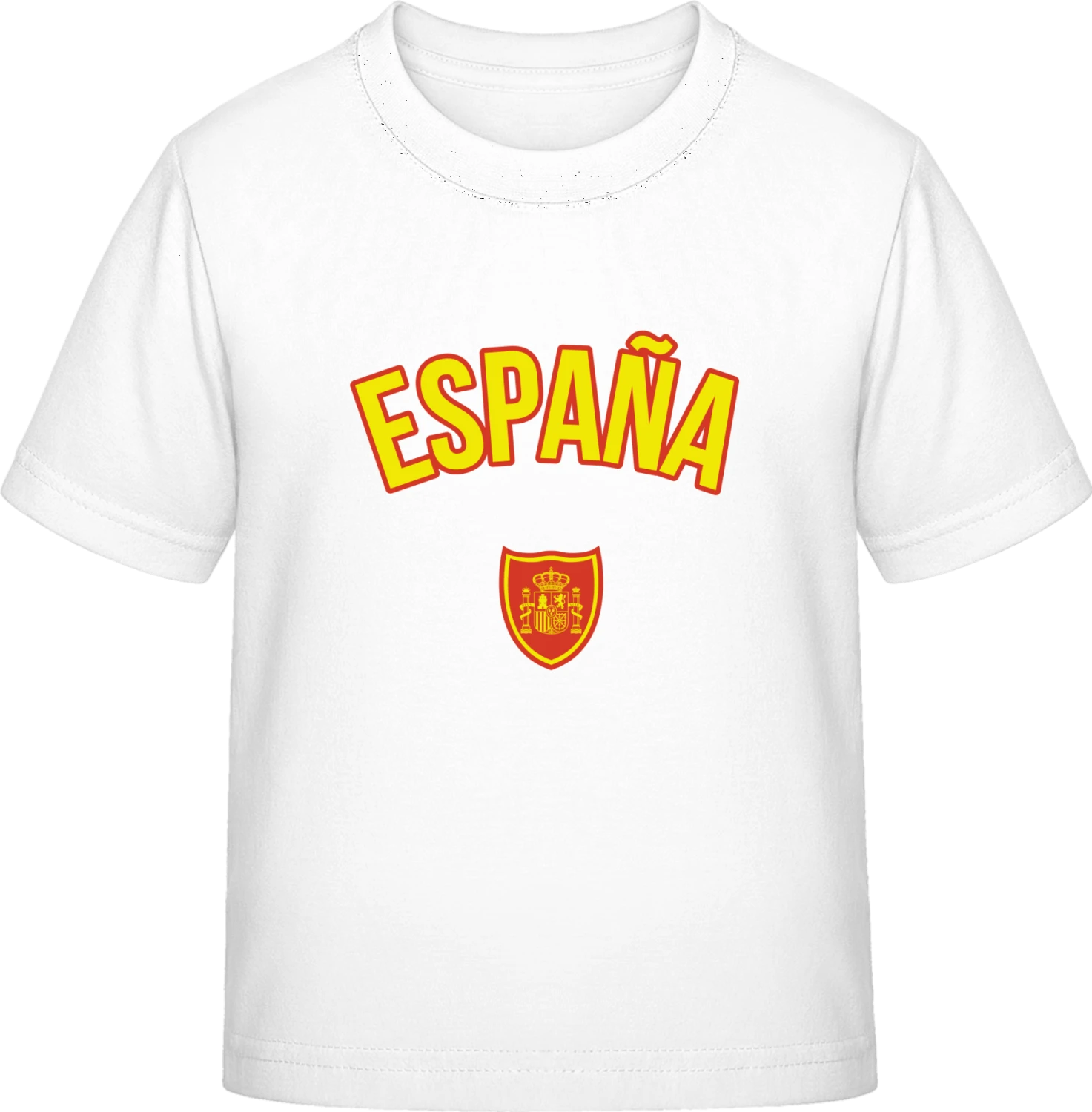 ESPANA Flag Fan - White Exact 190 Kids - Front