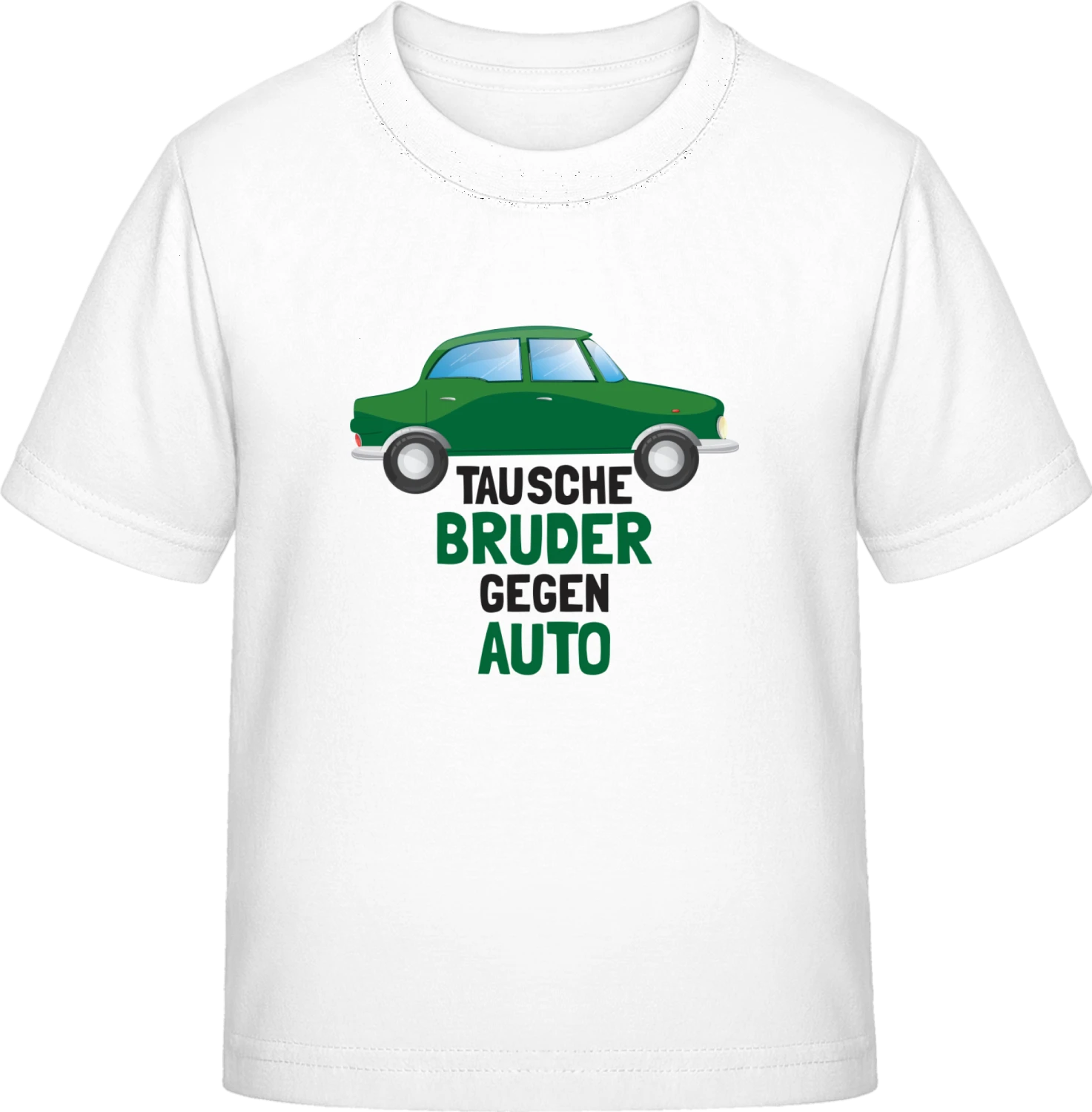 Tausche Bruder gegen Auto - White Exact 190 Kids - Front