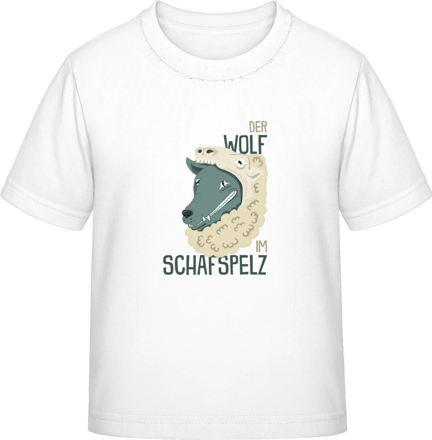 Der Wolf im Schafspelz - White Exact 190 Kids - Front