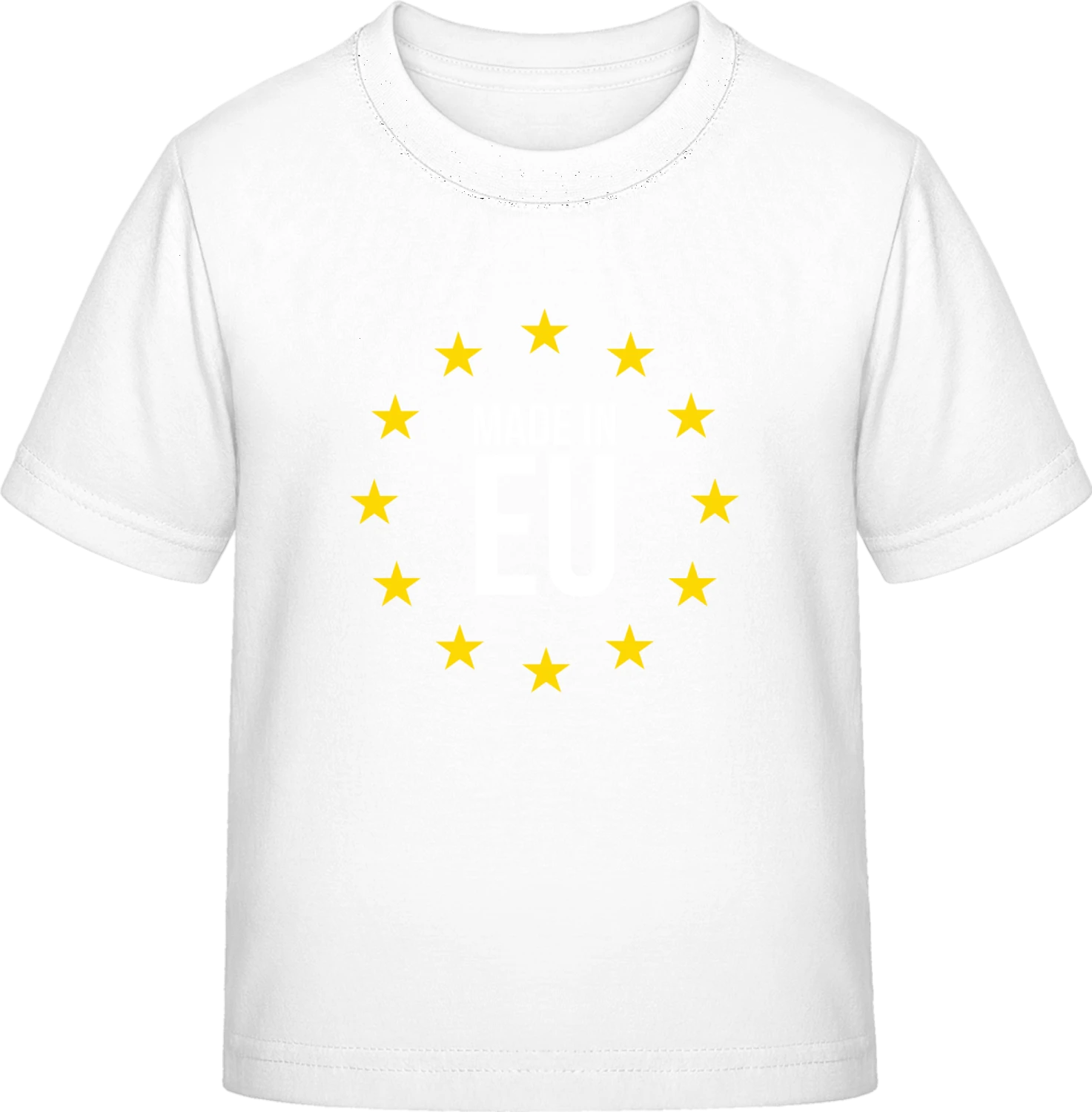 Made in EU - White Exact 190 Kids - Front