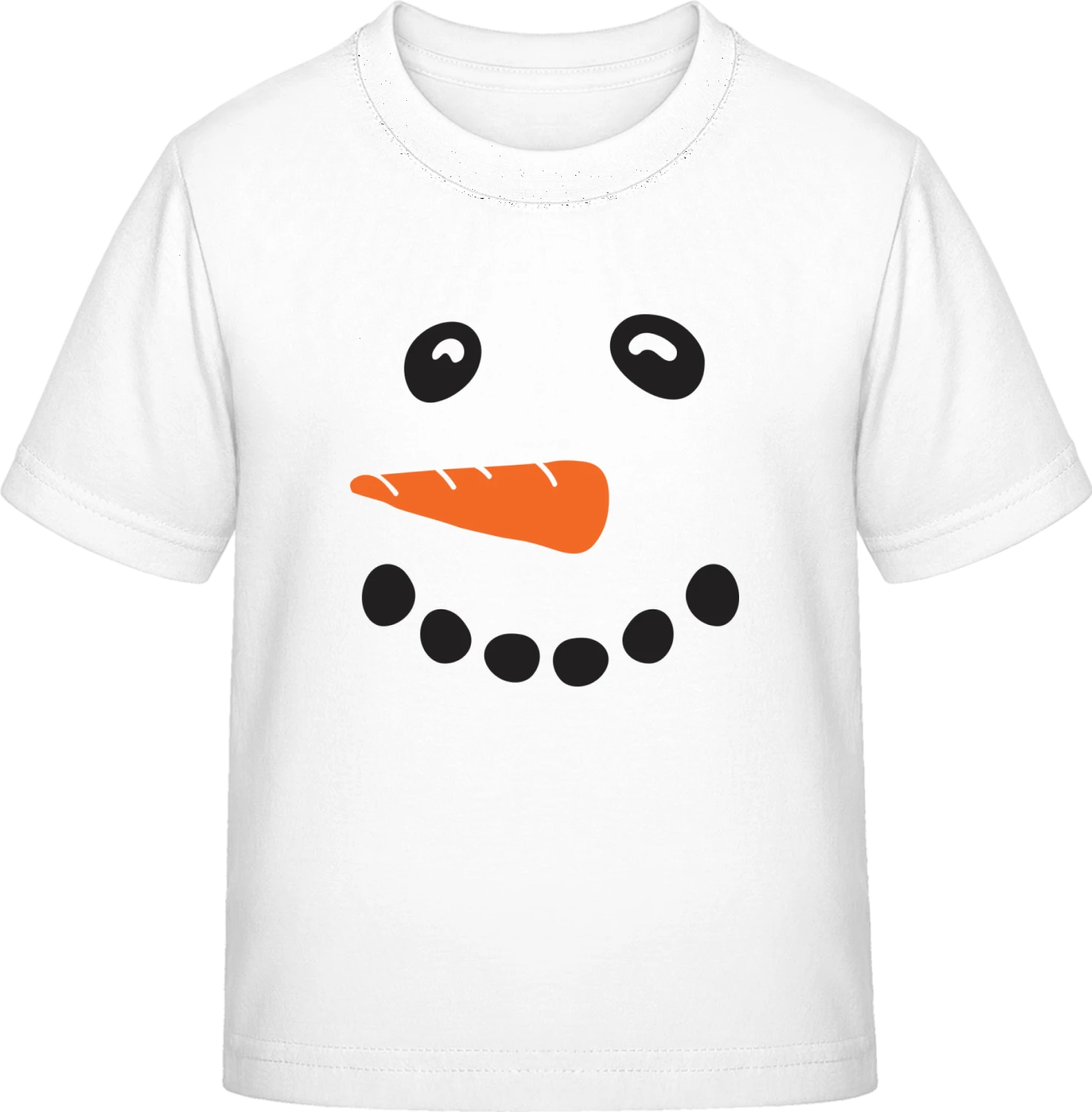 Snowman Face Effect - White Exact 190 Kids - Front