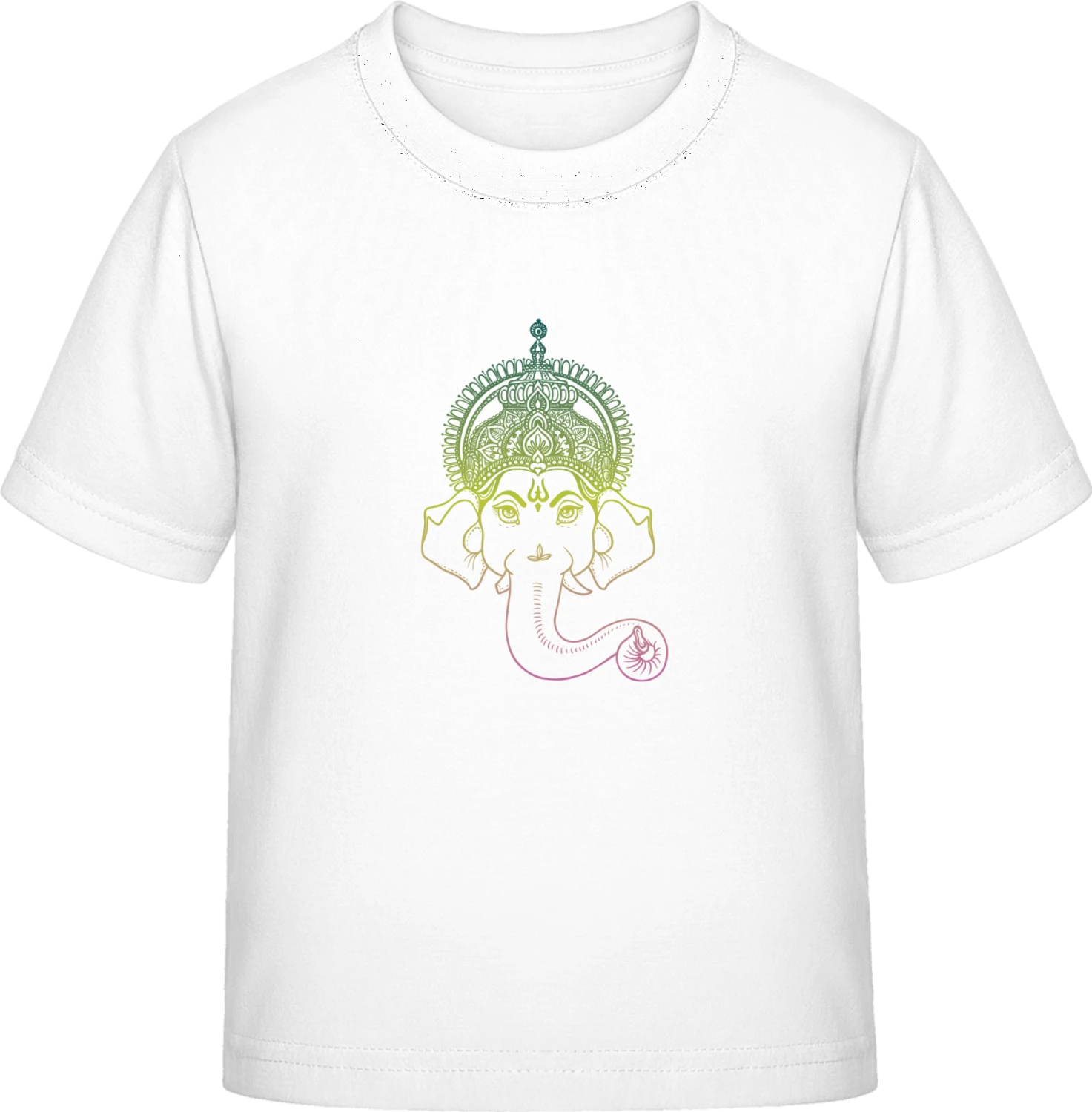 Ganesha Elephant God - White Exact 190 Kids - Front