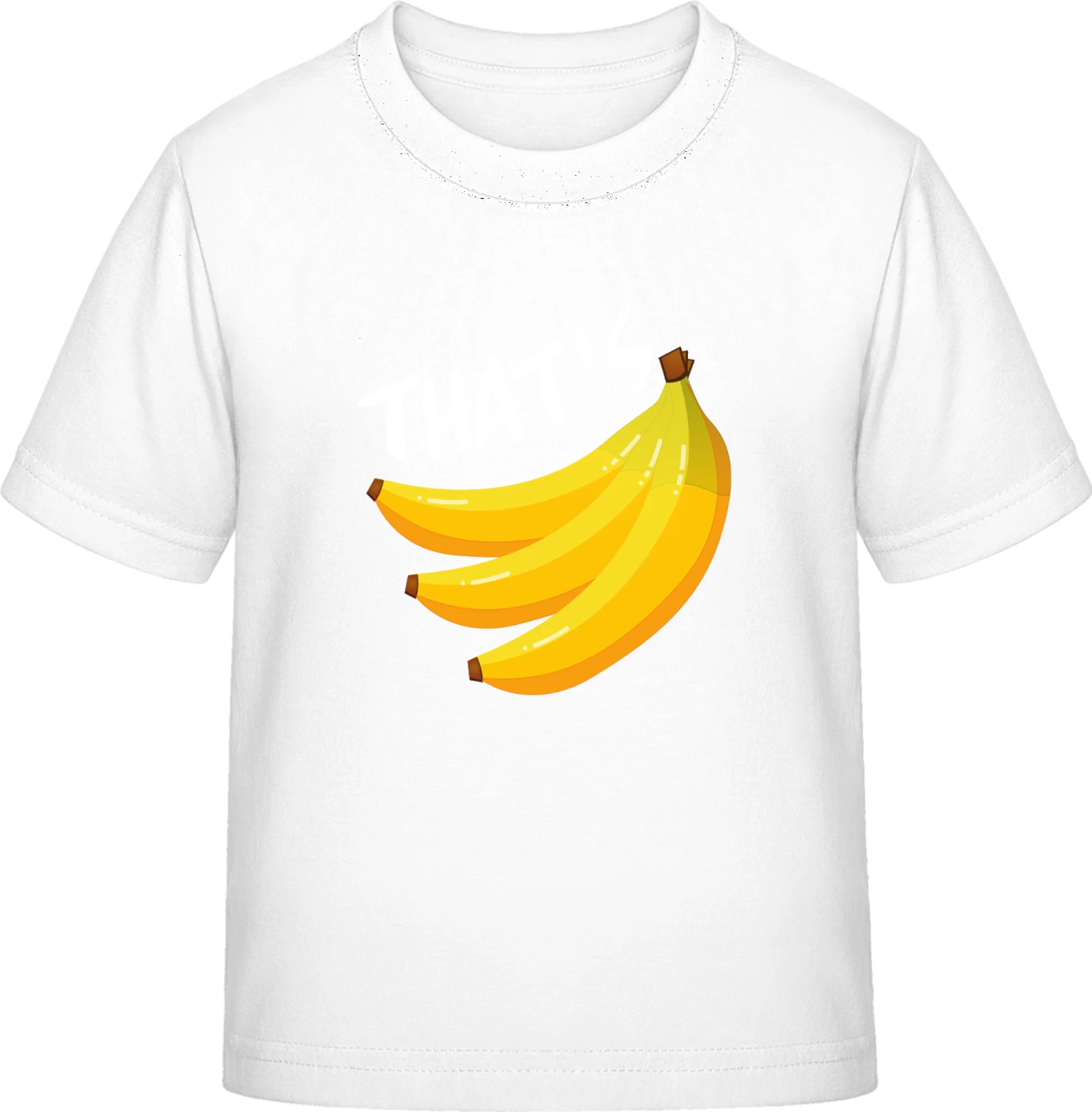 That´s Banana - White Exact 190 Kids - Front